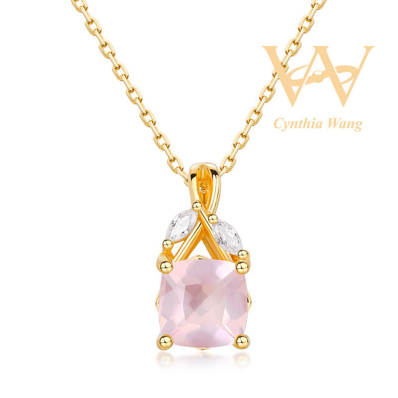 'Romantic Branches' Rose Quartz Jewelry Set