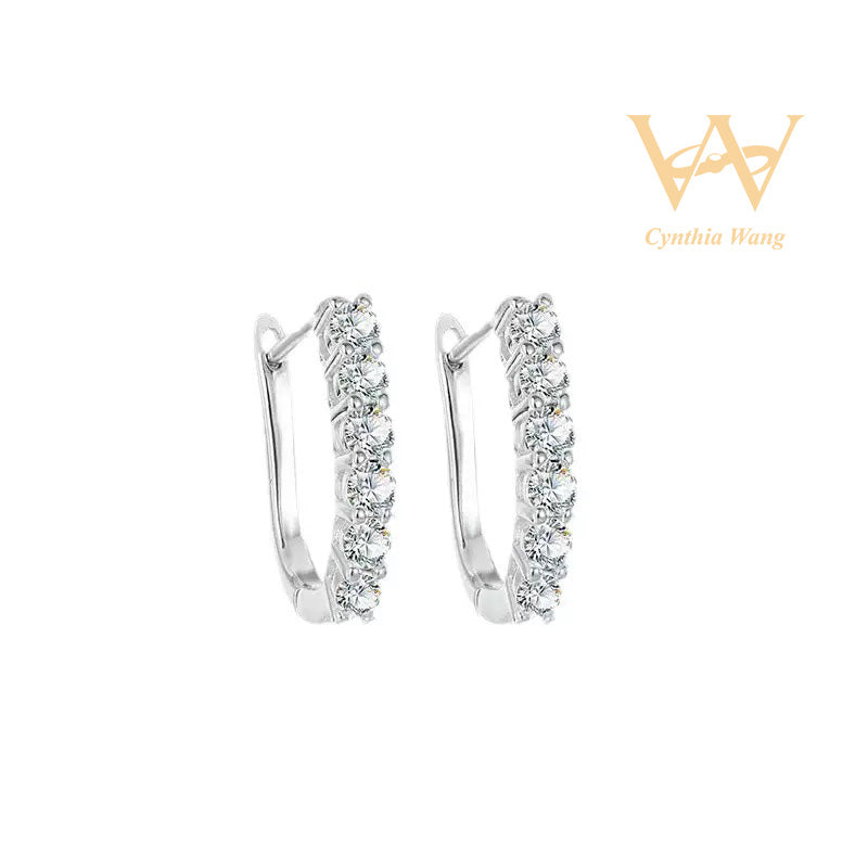 'Shining Stars' Moissanite Earrings