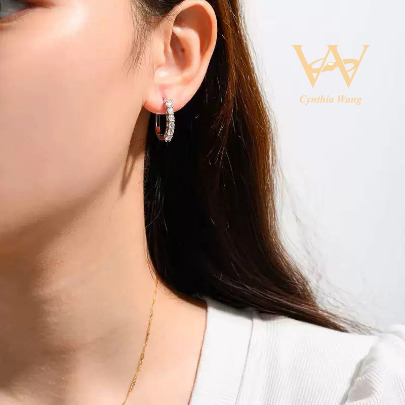 'Shining Stars' Moissanite Earrings