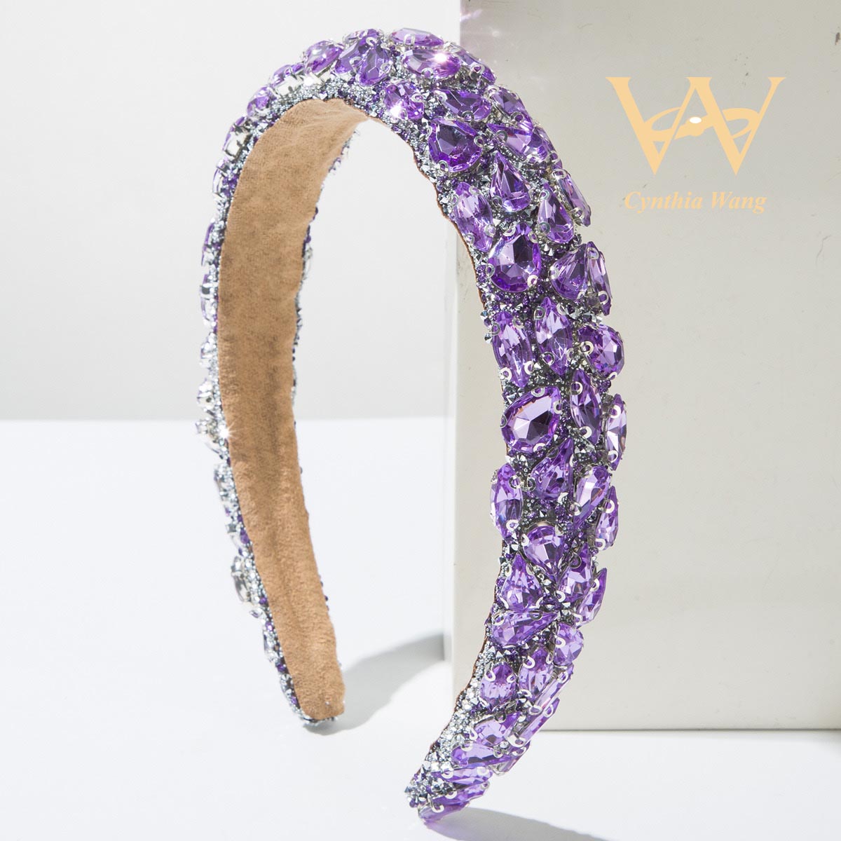 'Shining New Star' Purple Rhinestones Headband