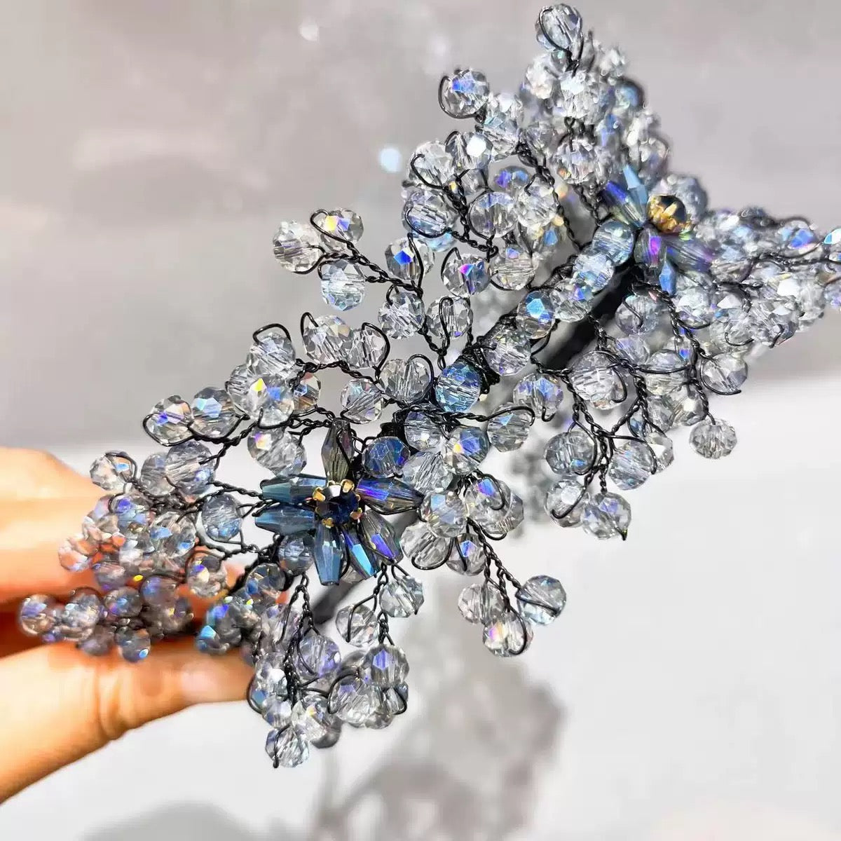 'Tree of Life' Blue Rhinestone Headband
