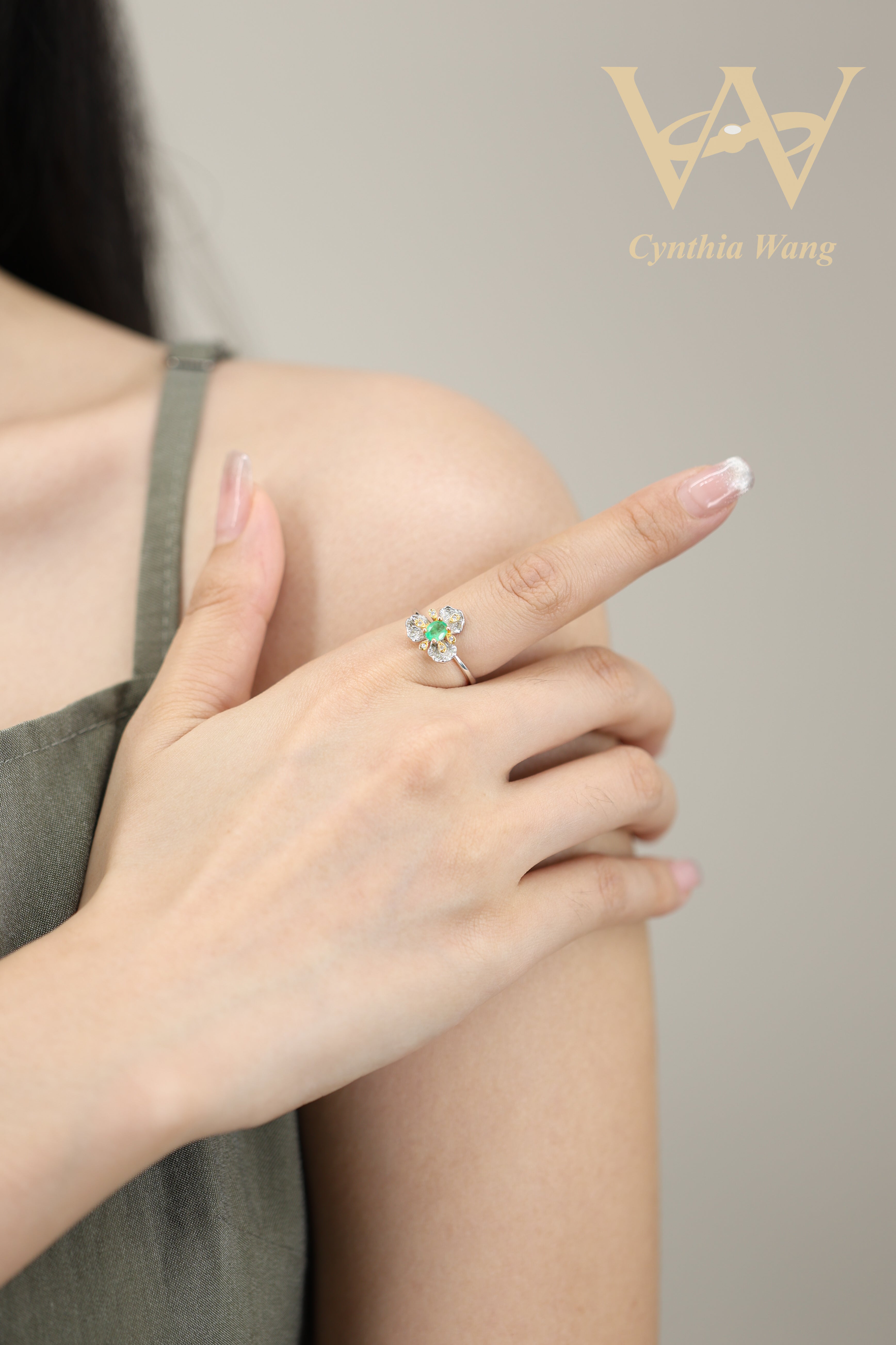 'Lush Luck' Emerald Ring