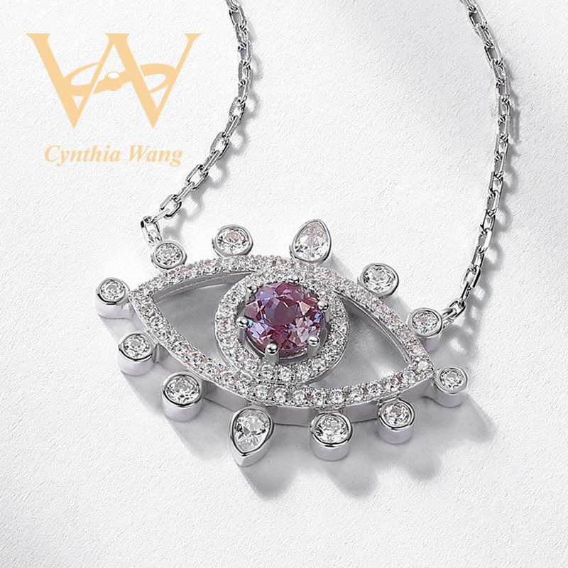 'Evil Eye' Alexandrite Necklace