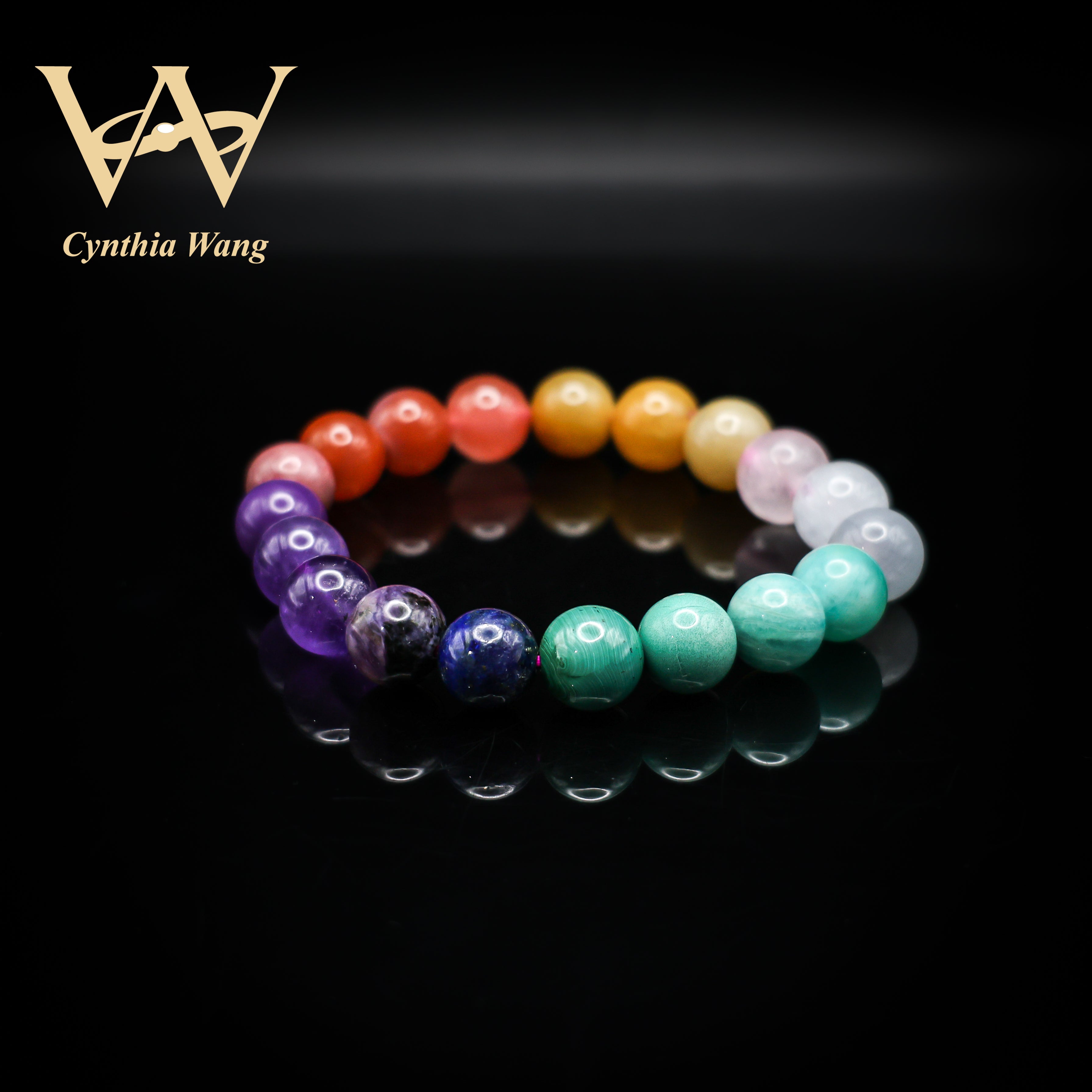 'Colorful Holy Light' Gems Bracelet