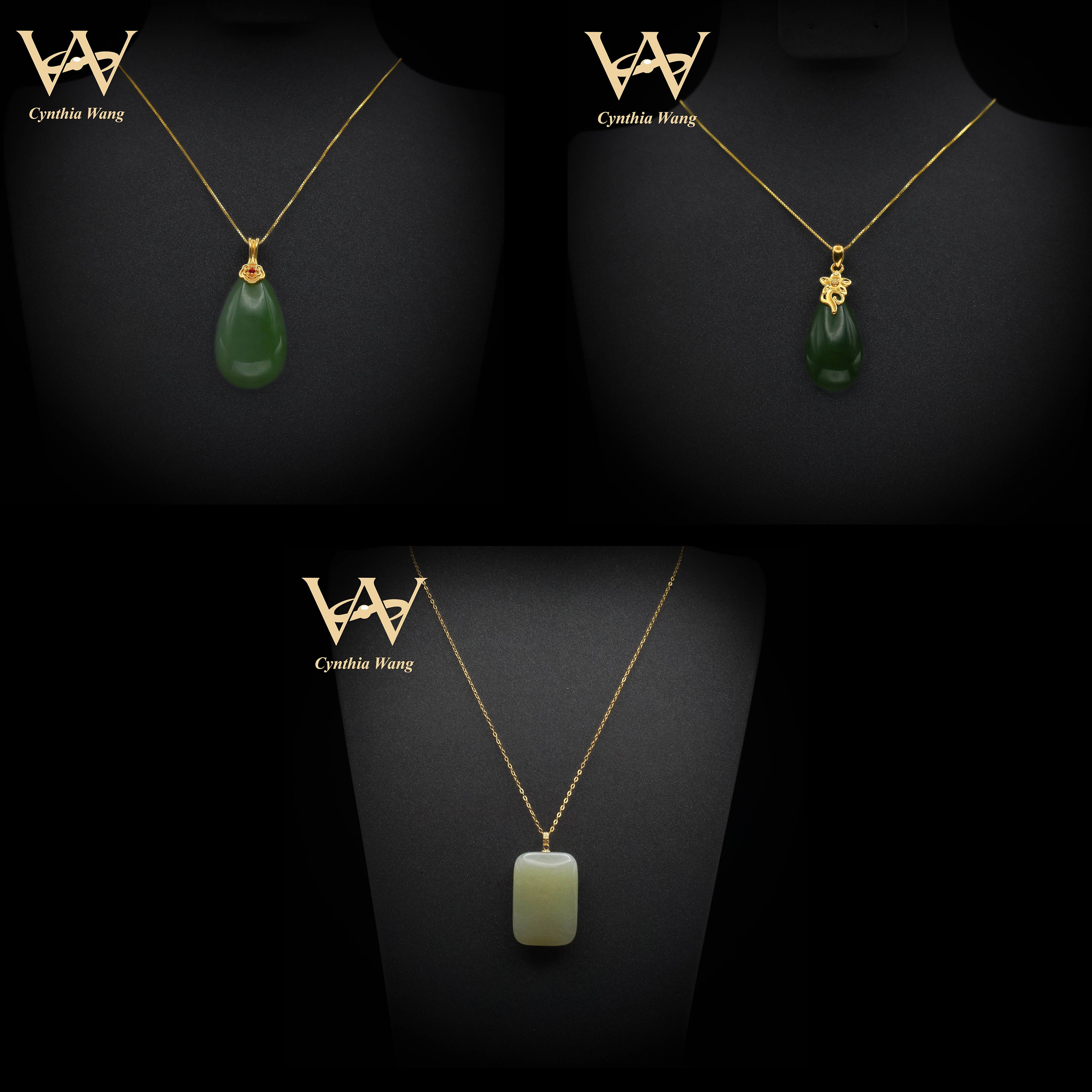 'Verdant Enchantment' Jade Necklace