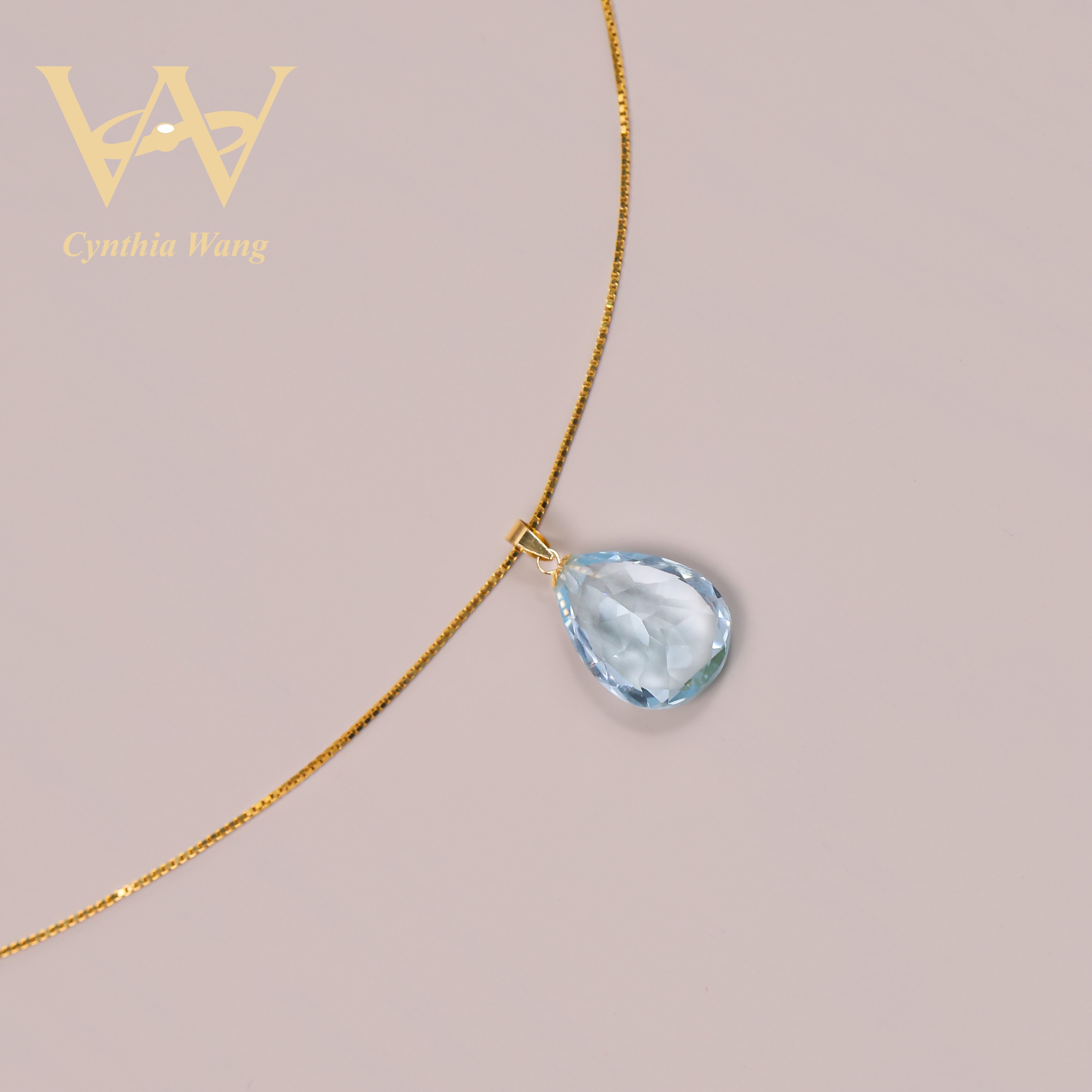 'Tears of the Sea' Topaz Necklace