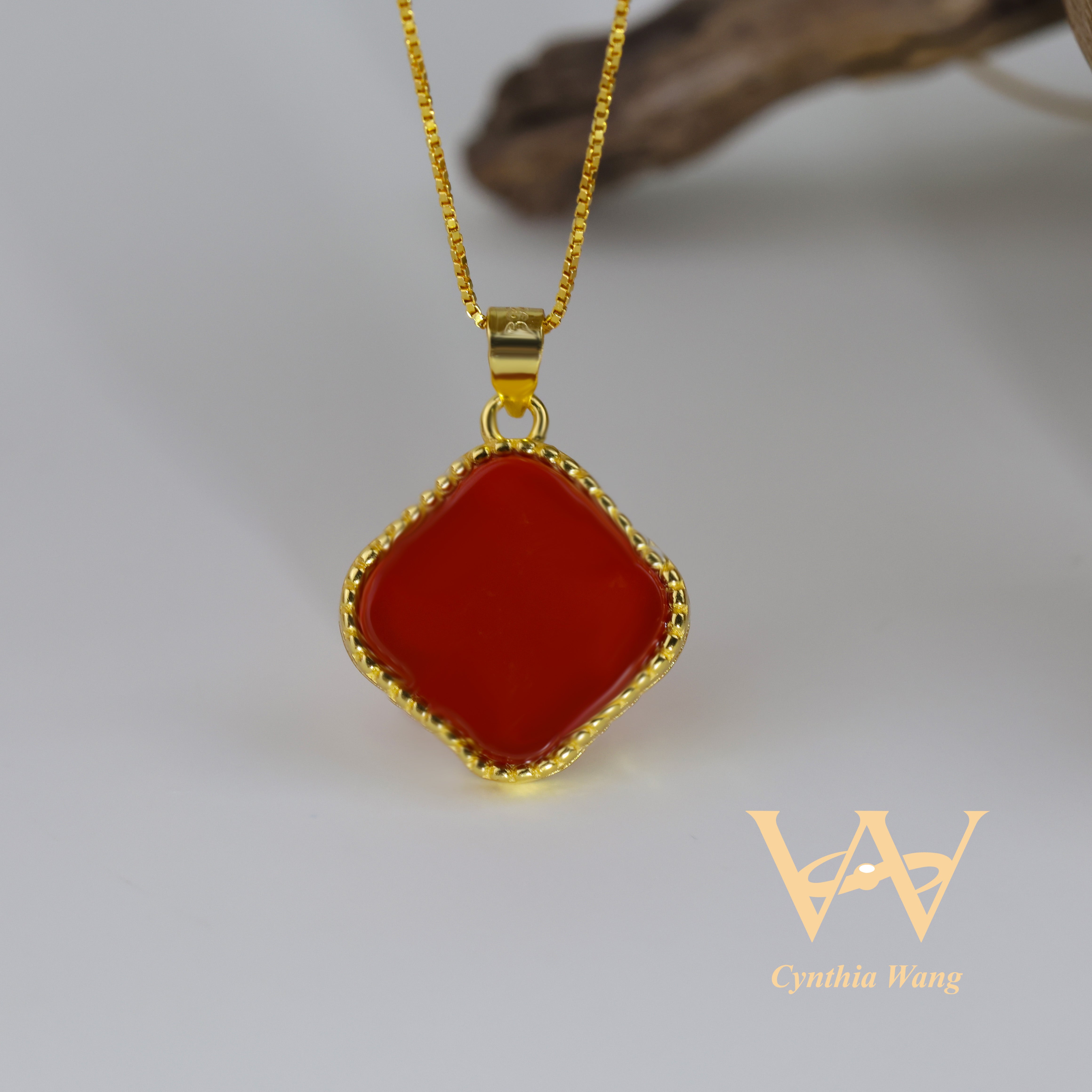 'Magical Leafy' Carnelian Jewelry Set