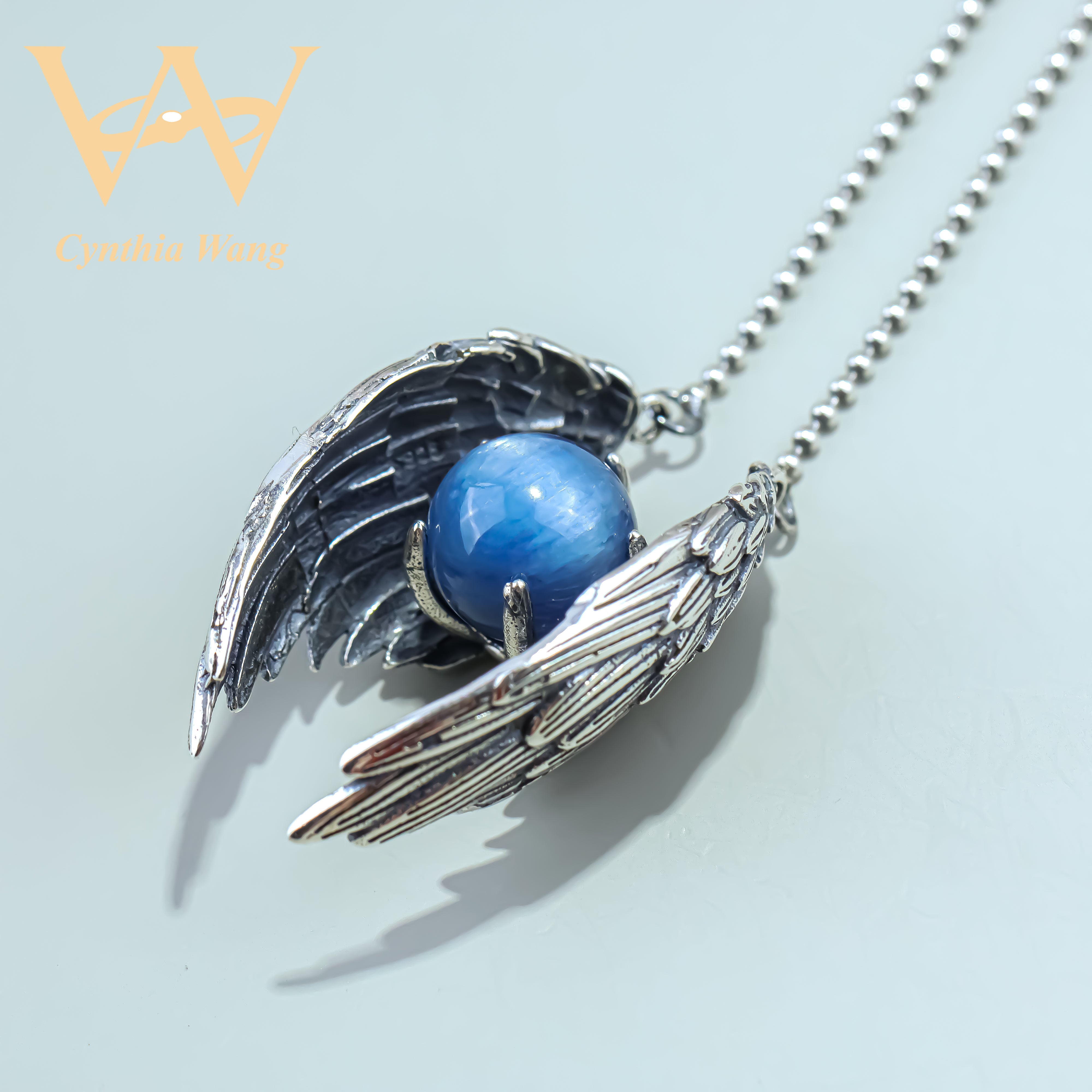 'Winged Reverie' Kyanite Necklace