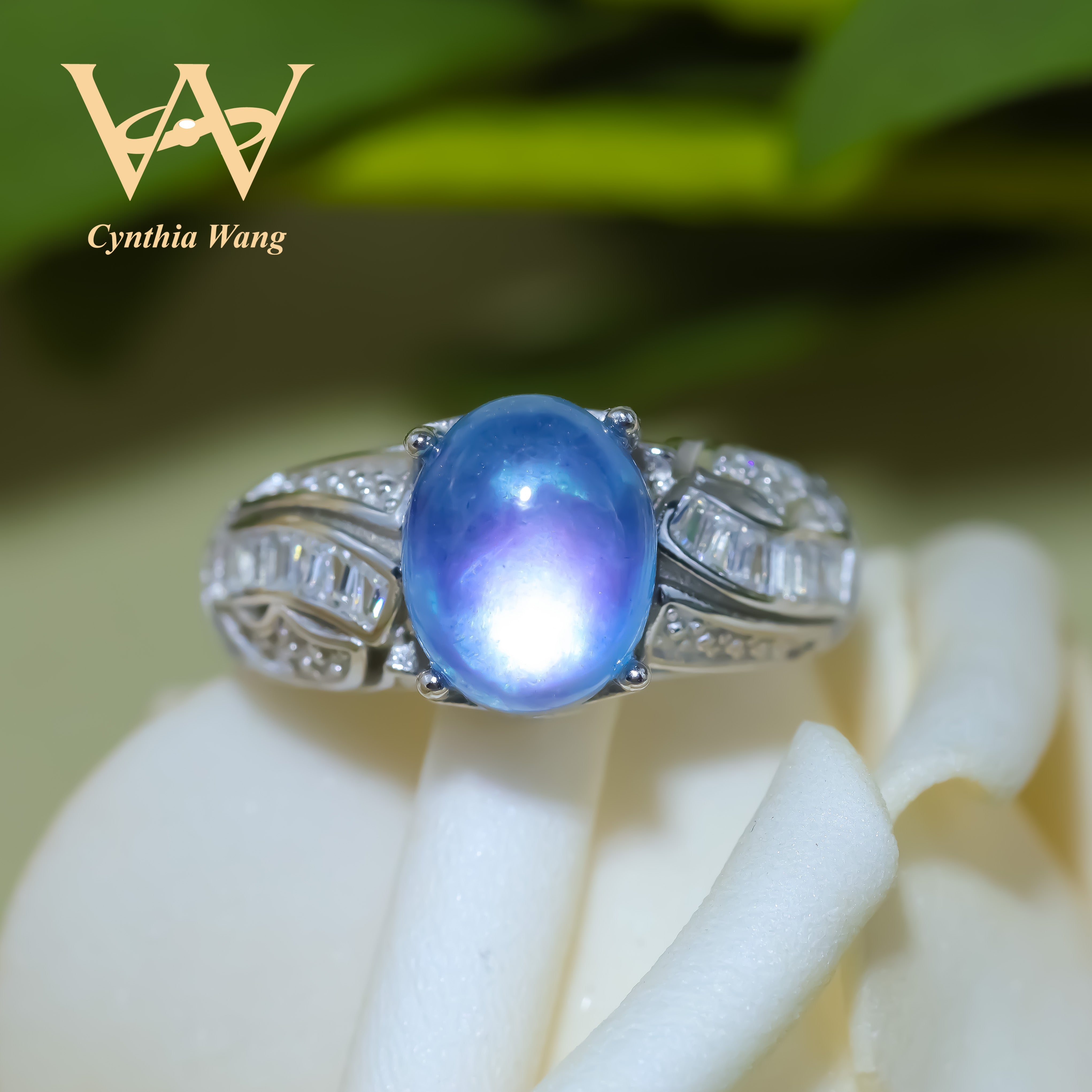 'Azure Enchantment' Aquamarine Ring