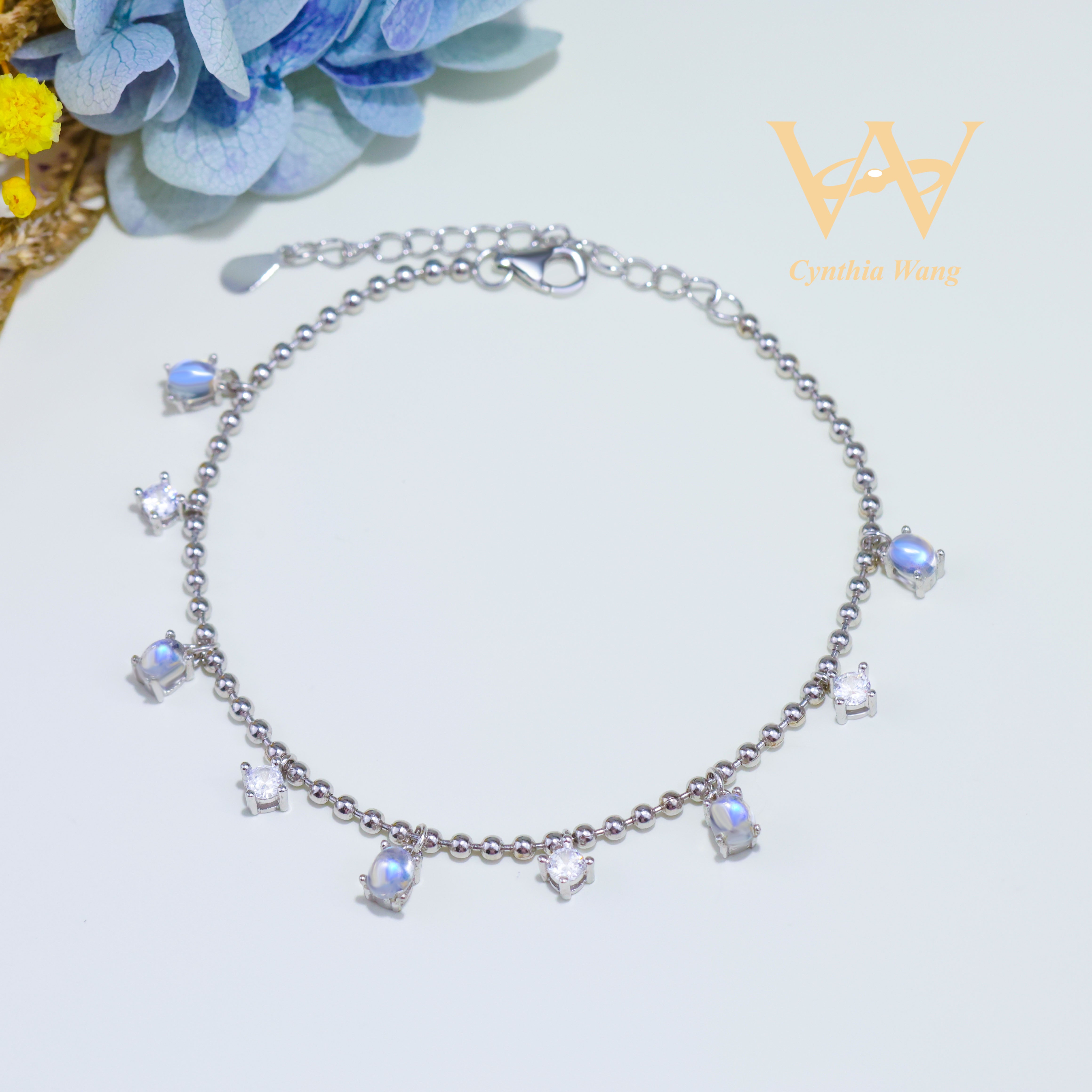 'Dancing Moon' Moonstone Bracelet