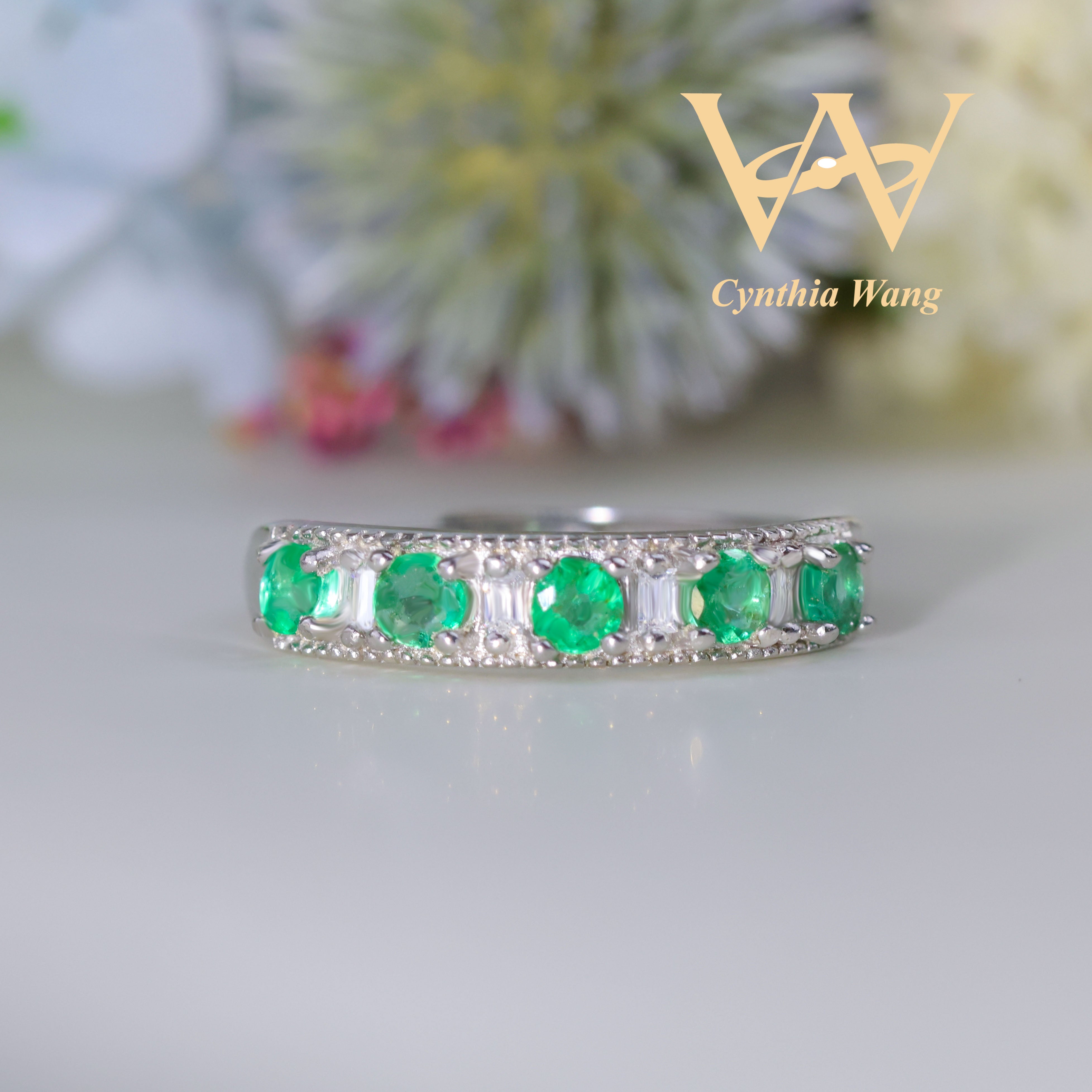 'Radiant Family Bonds' Emerald Eternity Ring