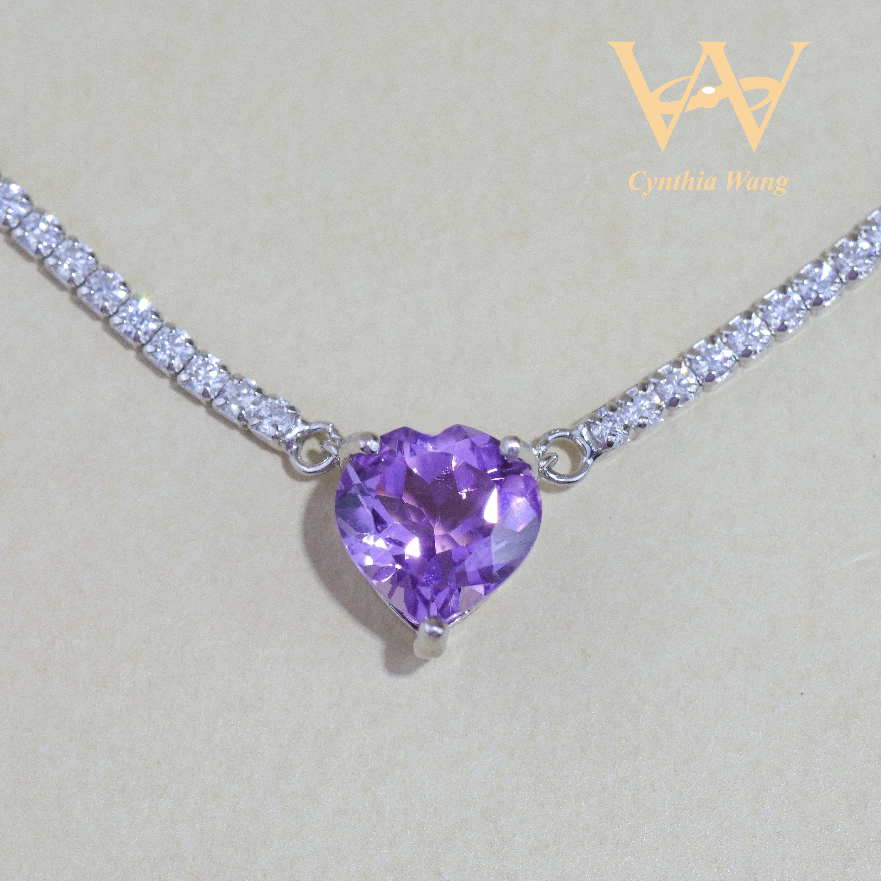 'Heart Charisma' Amethyst Necklace