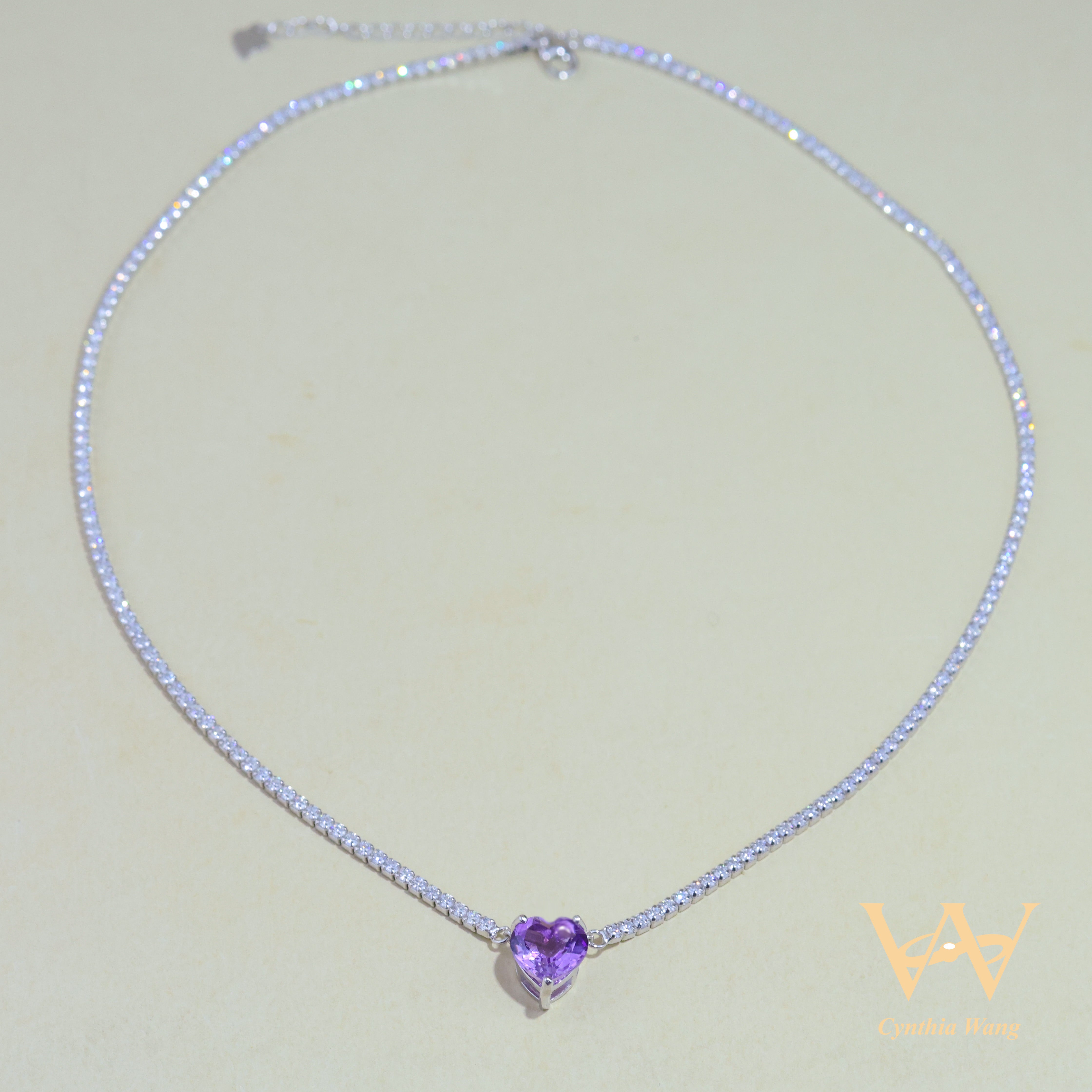 'Heart Charisma' Amethyst Necklace