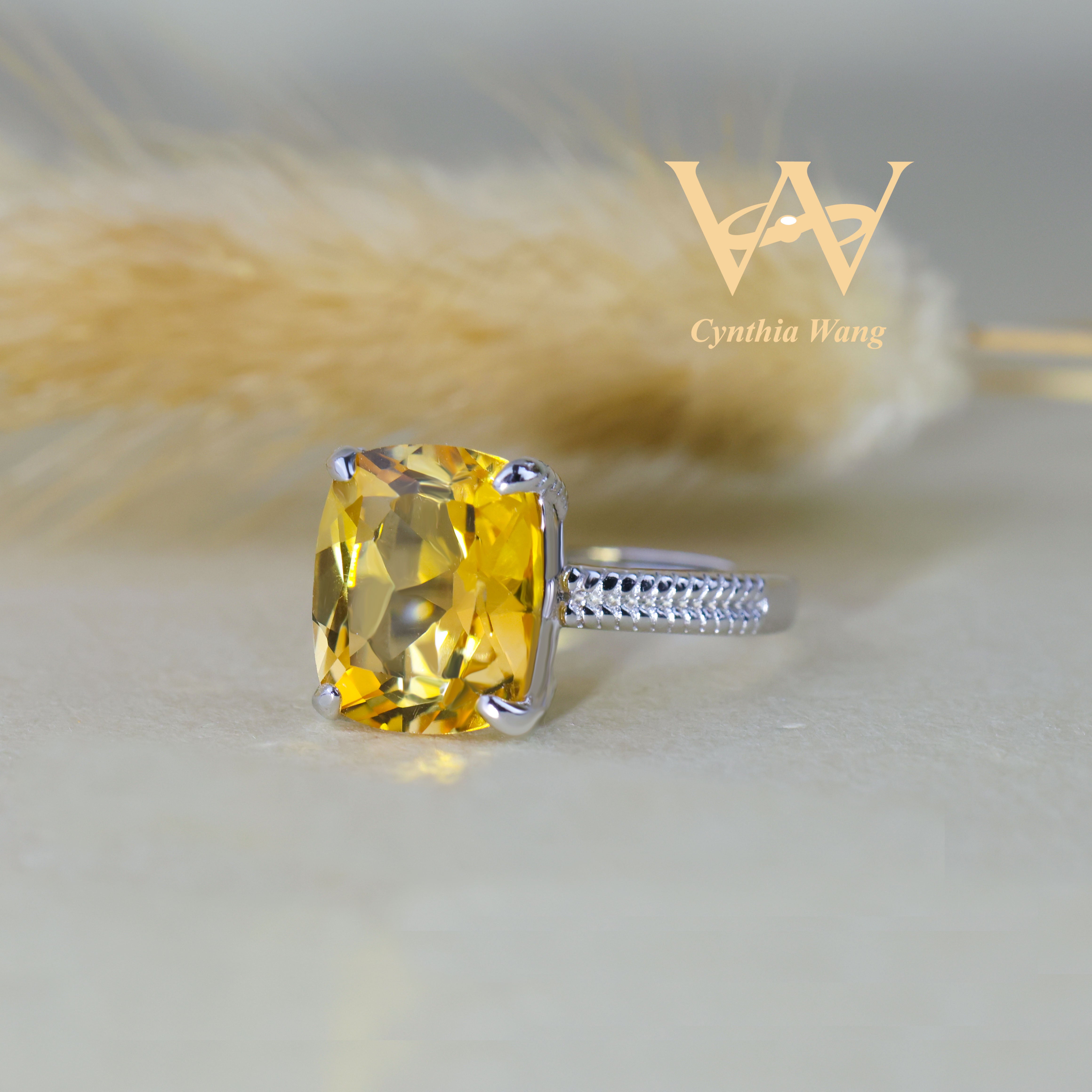 'Luminous Legacy' Citrine Ring