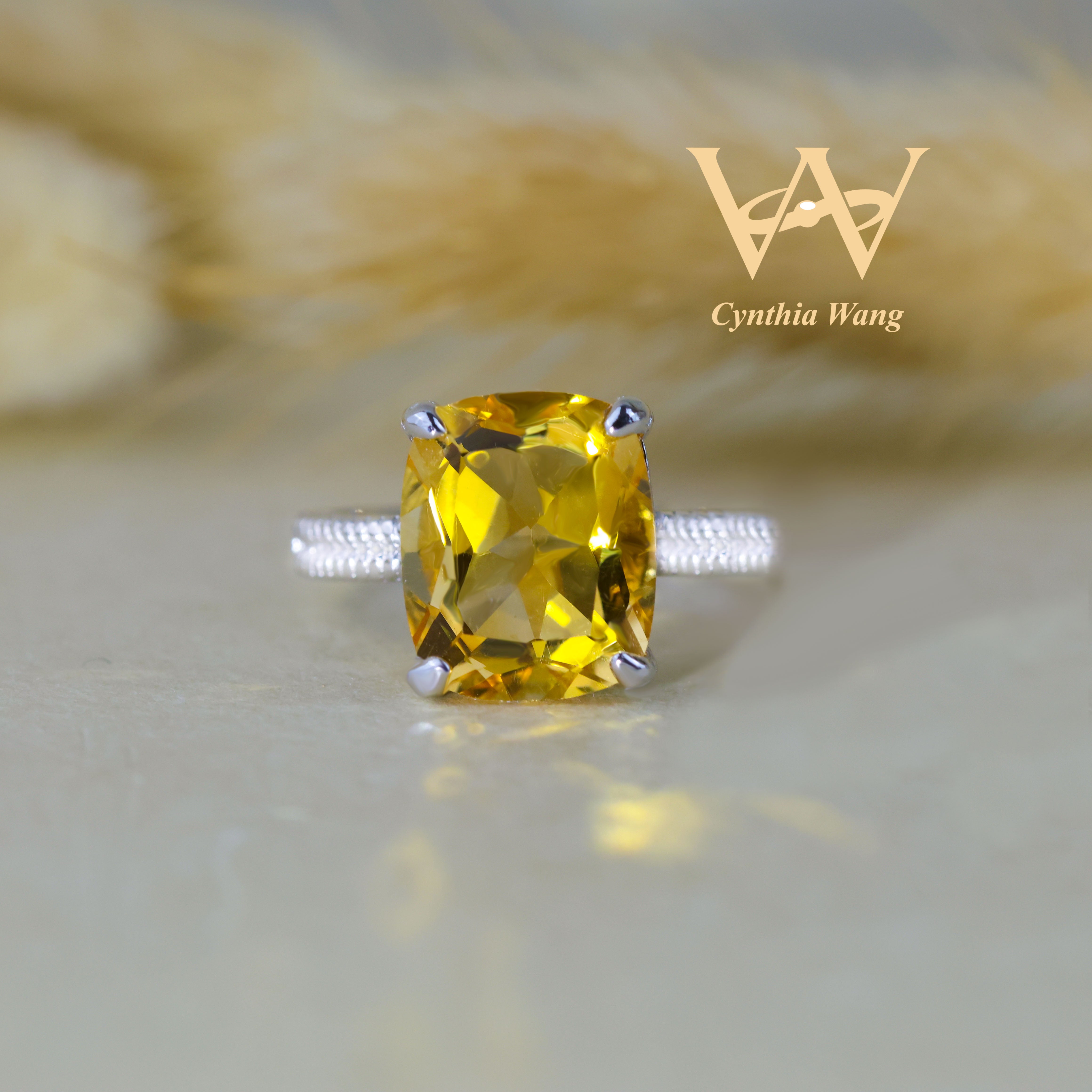 'Luminous Legacy' Citrine Ring