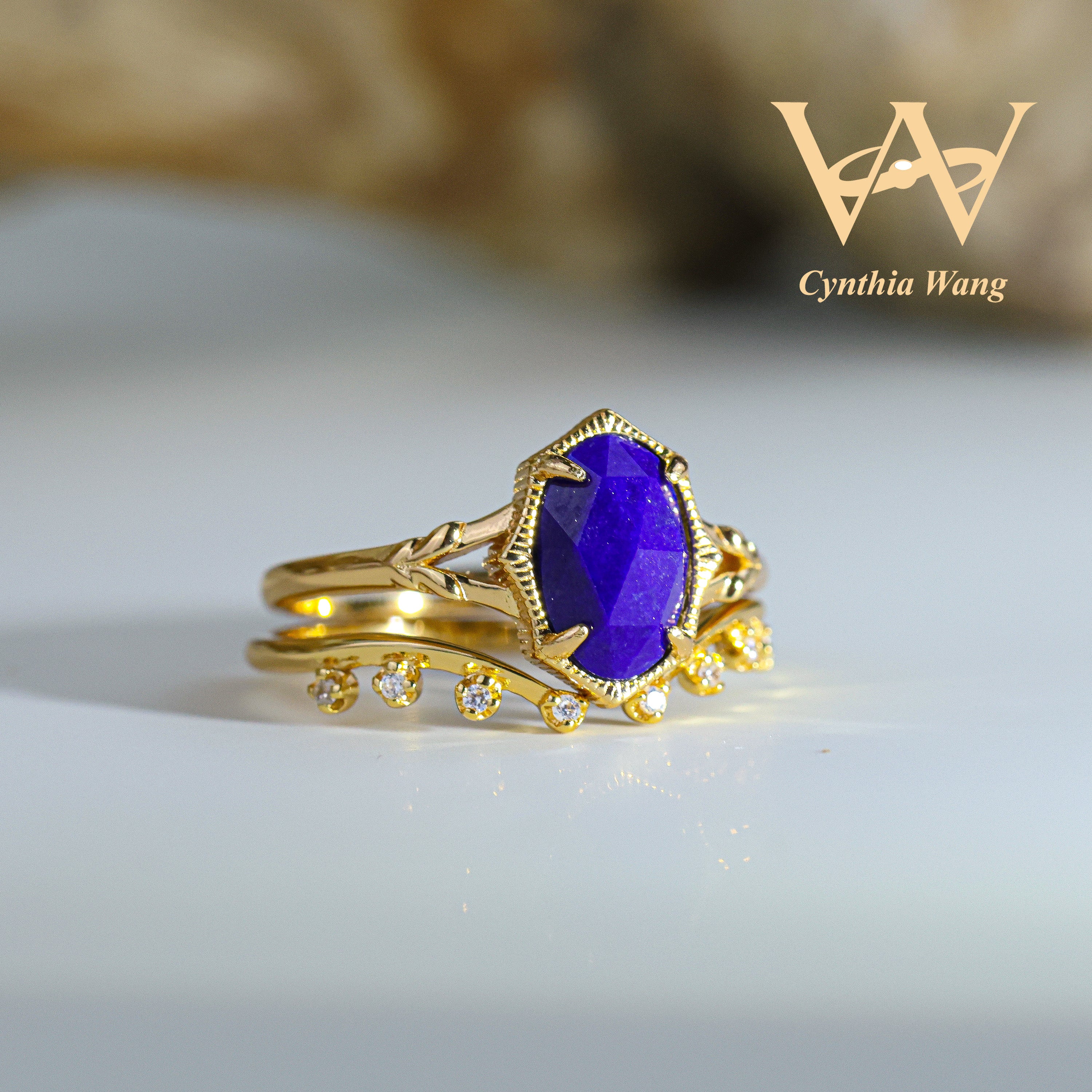 'Radiant Splendor' Lapis Lazuli Ring