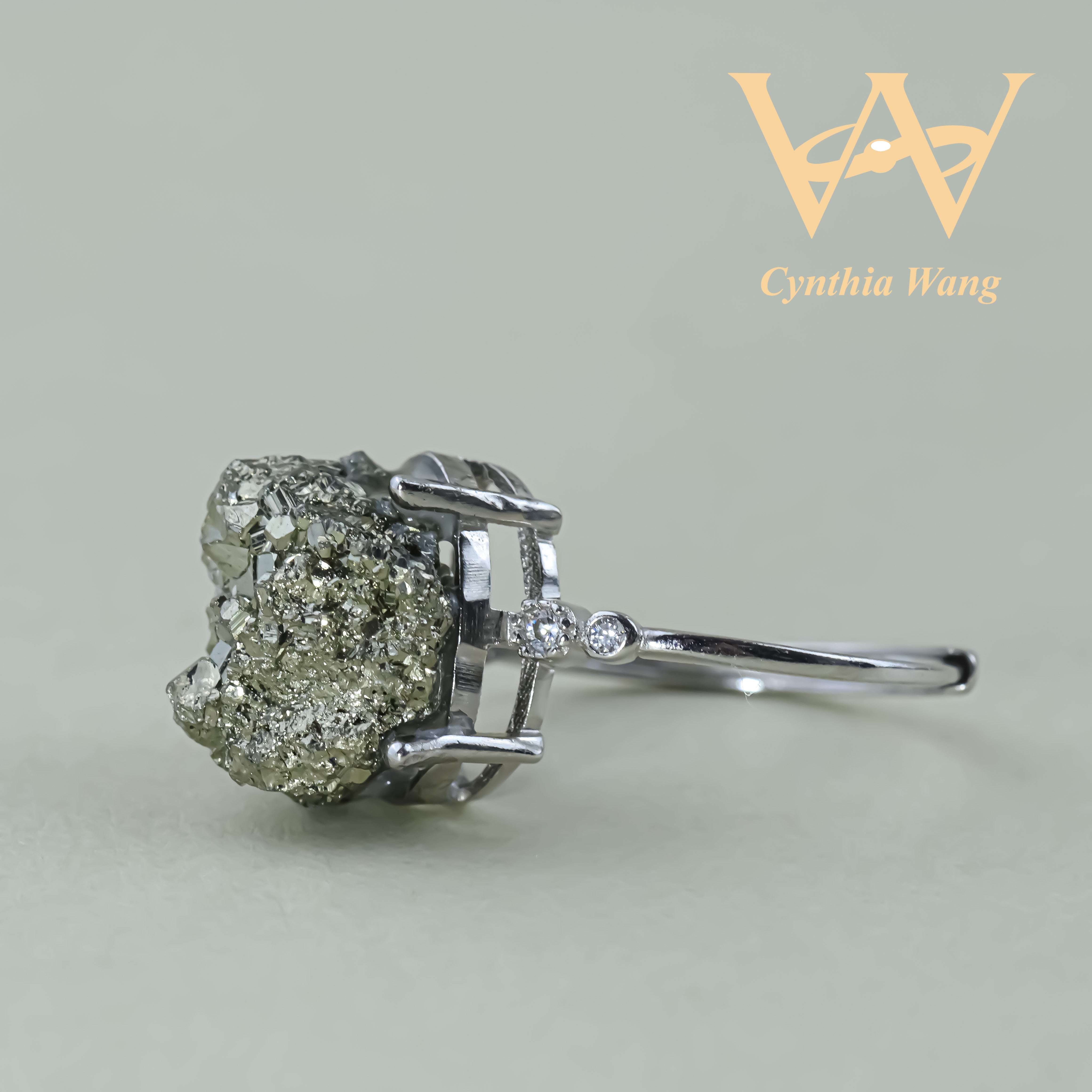 'Sparkling Haven' Pyrite Ring