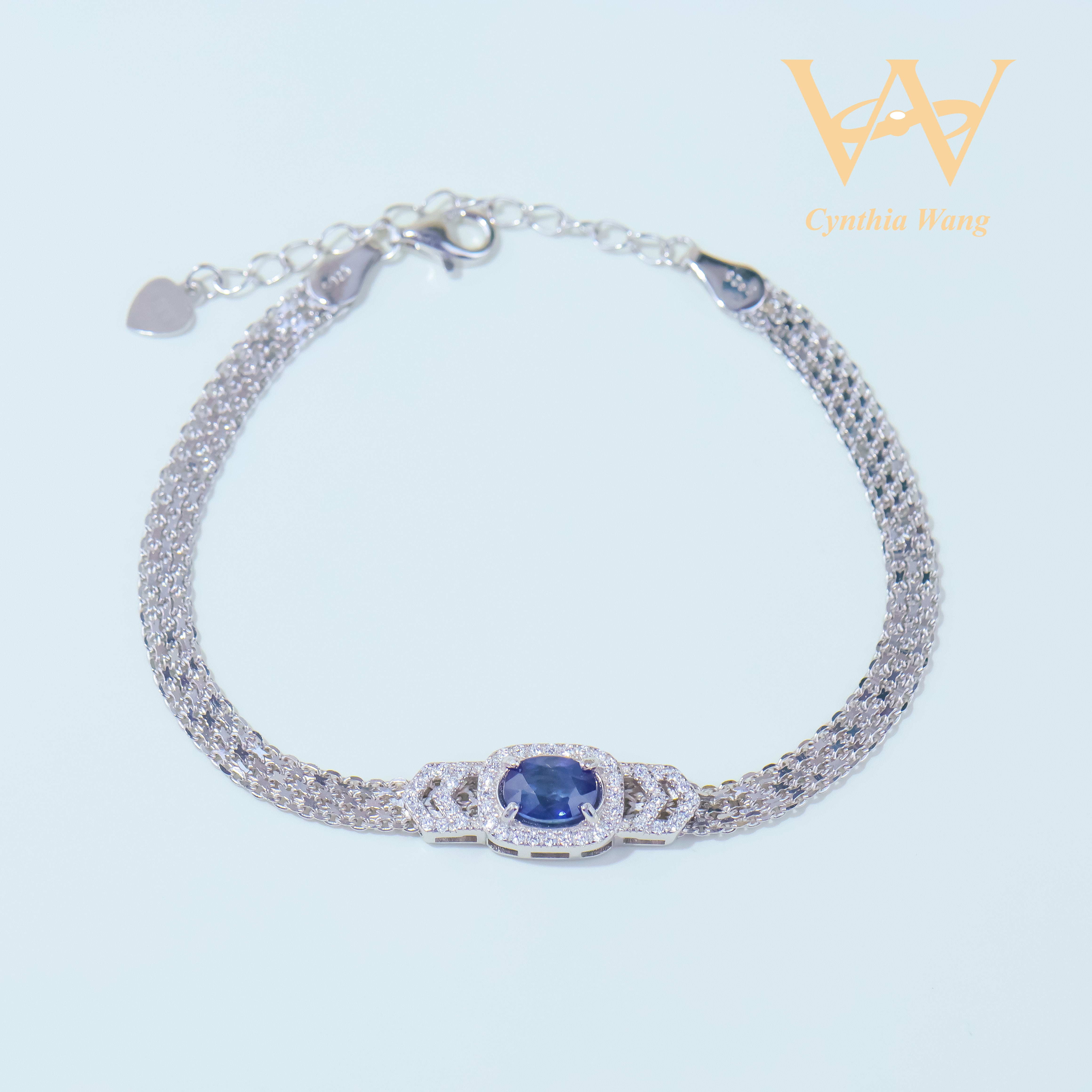 'Blue Royalty' Blue Sapphire Bracelet