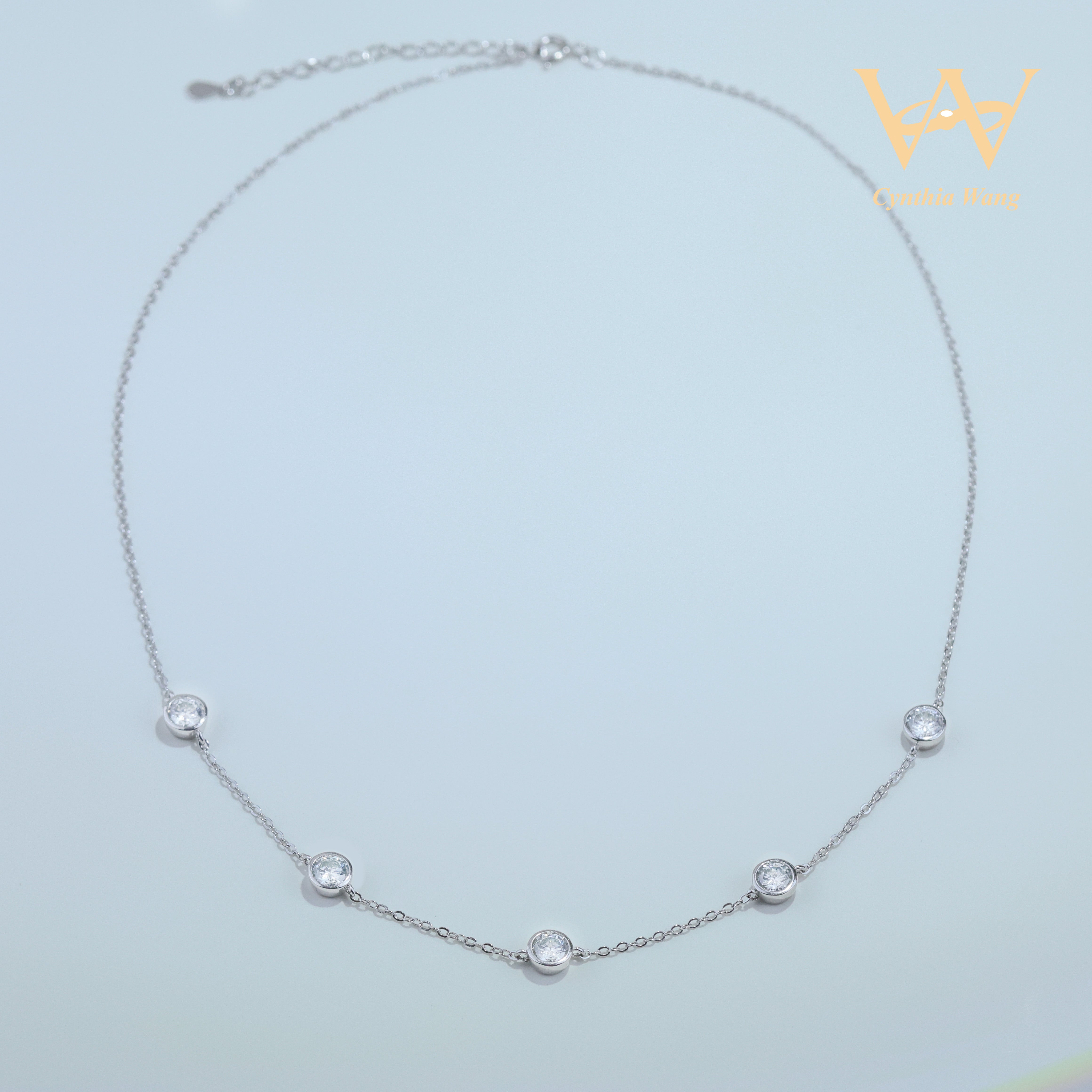 'Radiant Stars' Moissanite Necklace