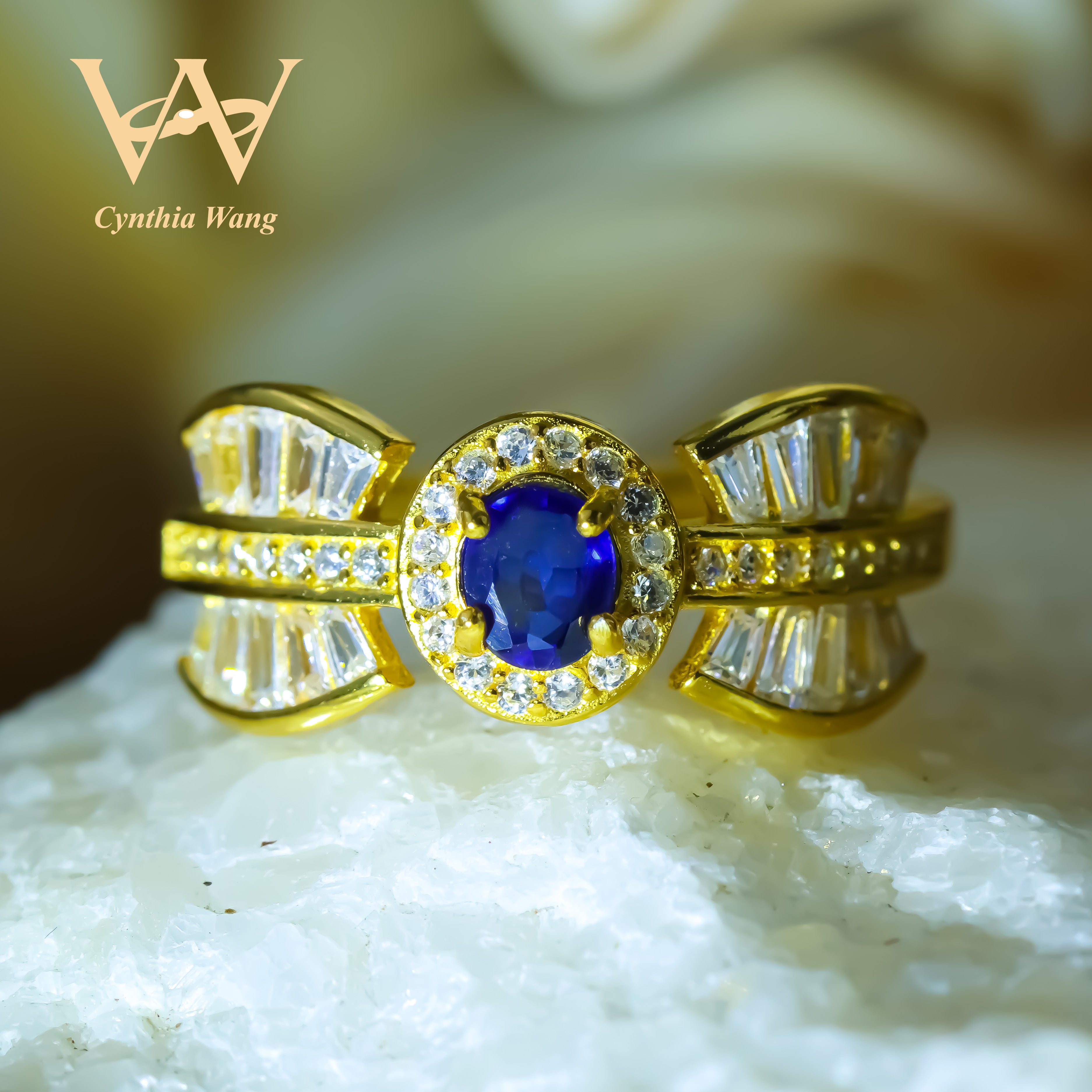 'Blue Dreams' Blue Sapphire Ring