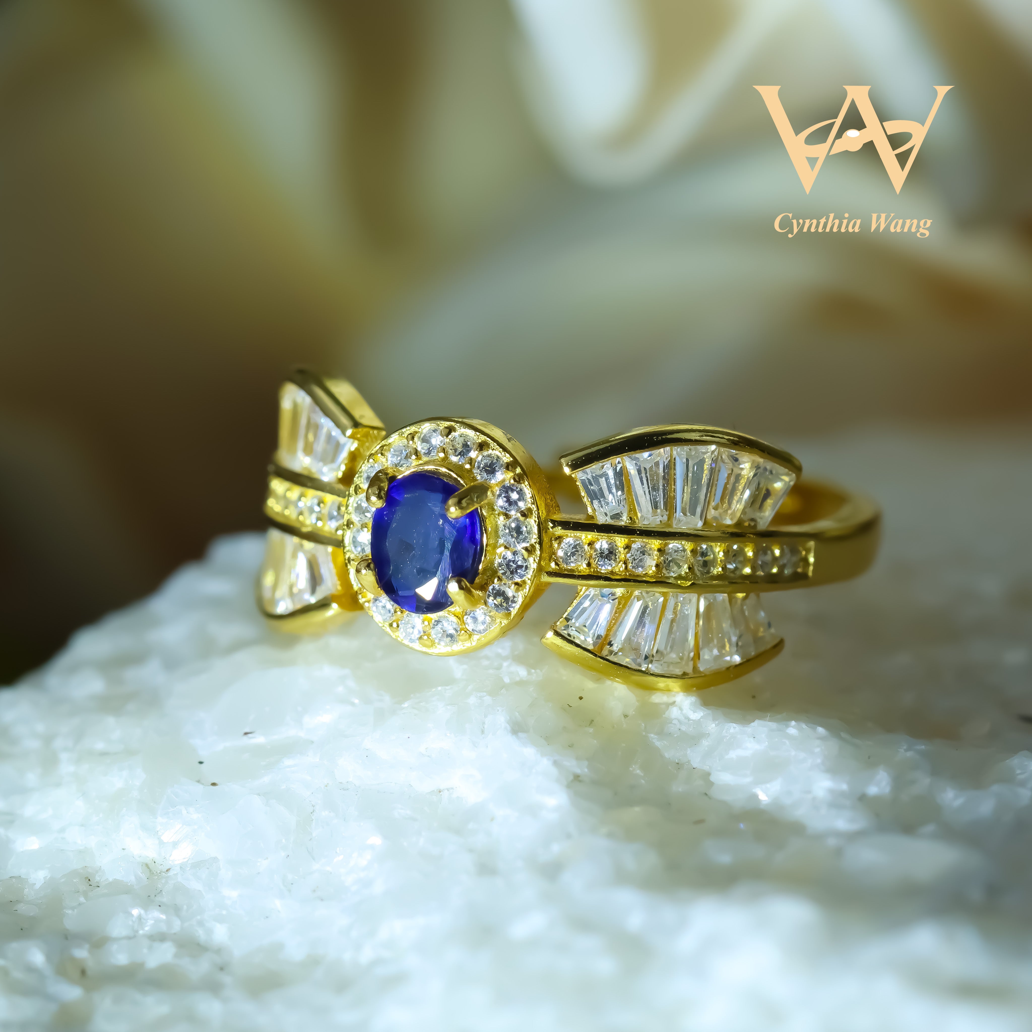 'Blue Dreams' Blue Sapphire Ring