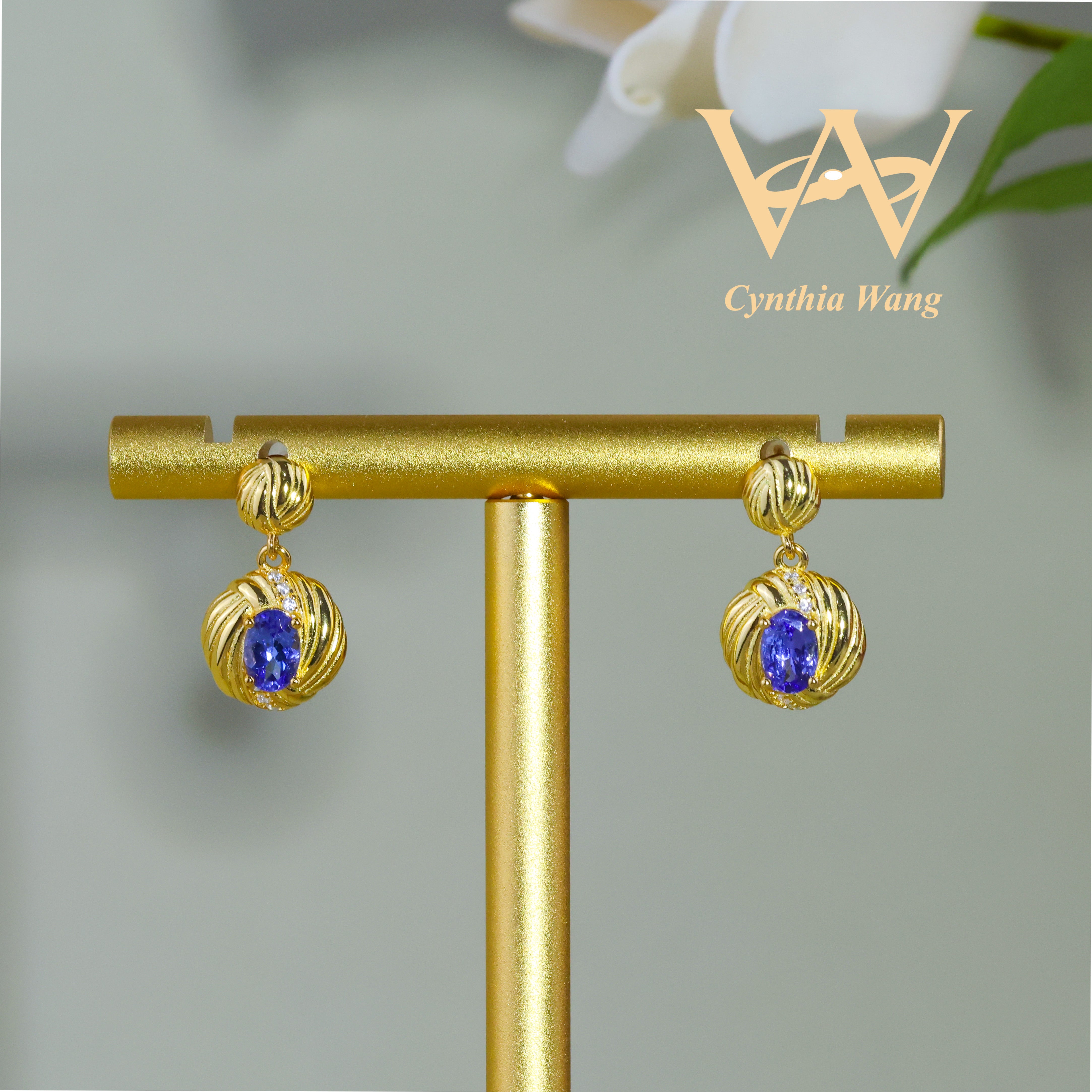 'Celestial Light' Tanzanite Earrings