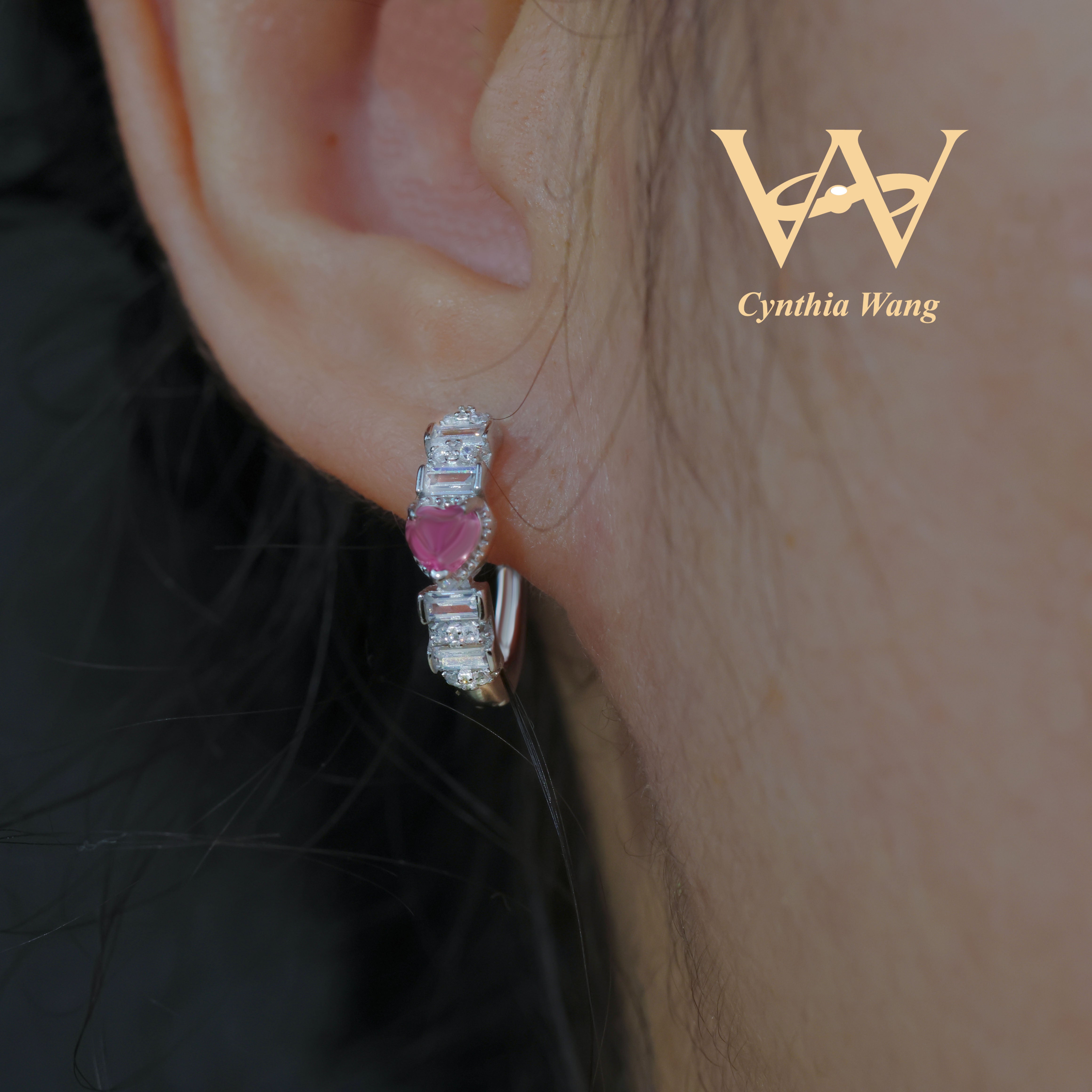 'Pink Memories' Pink Tourmaline Earrings