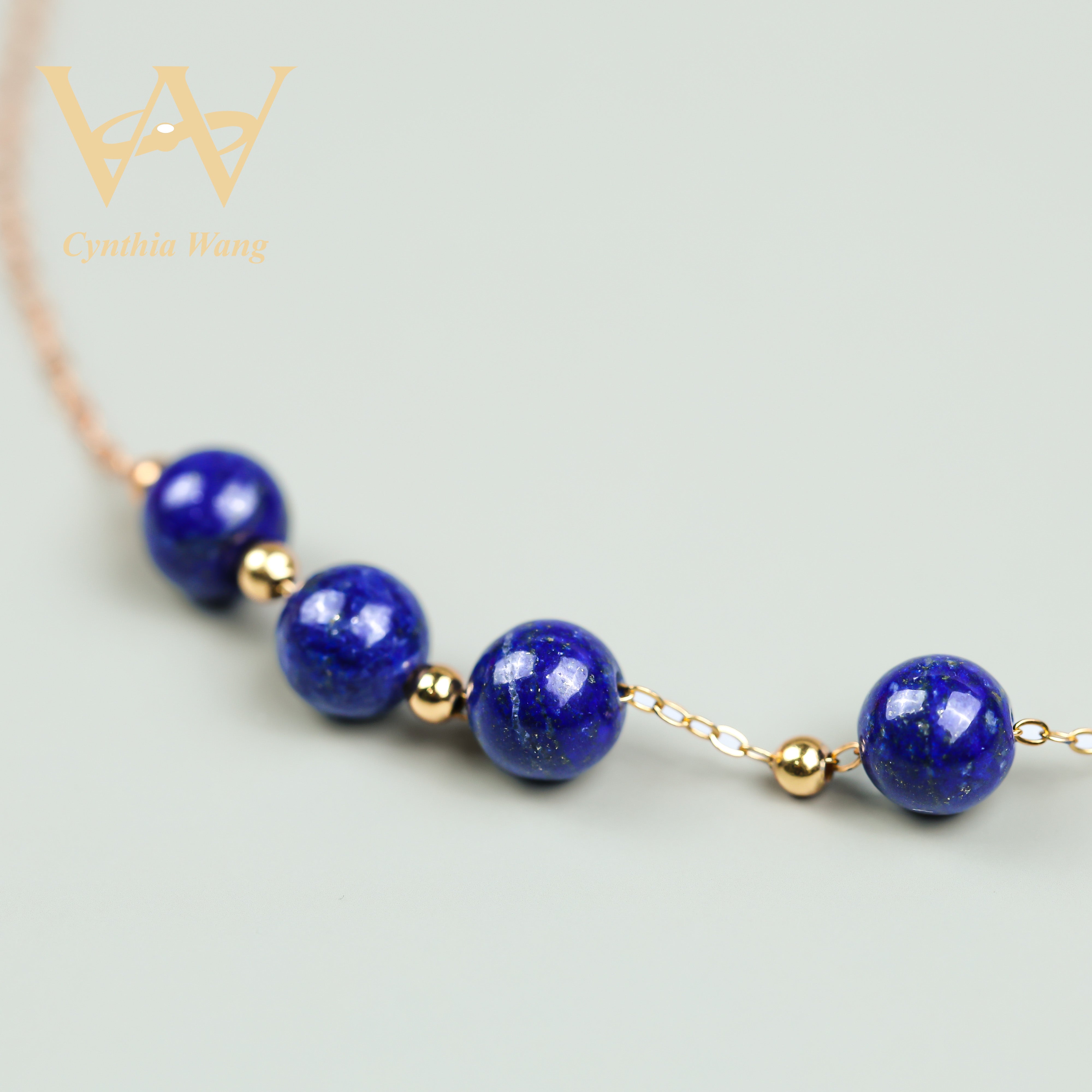 'Celestial Trajectory' Lapis Lazuli Necklace
