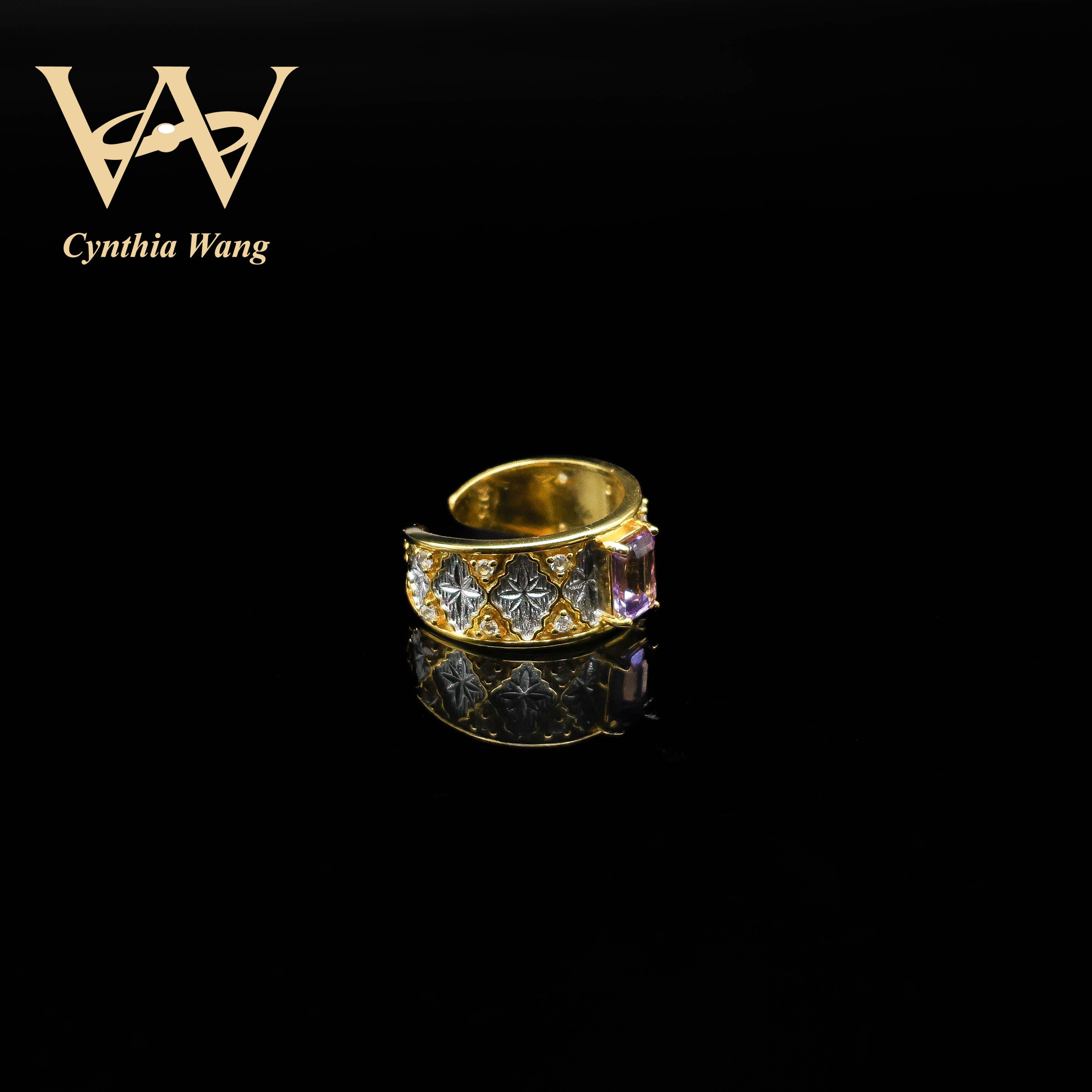 'Imperial Elegance' Amethyst Ring