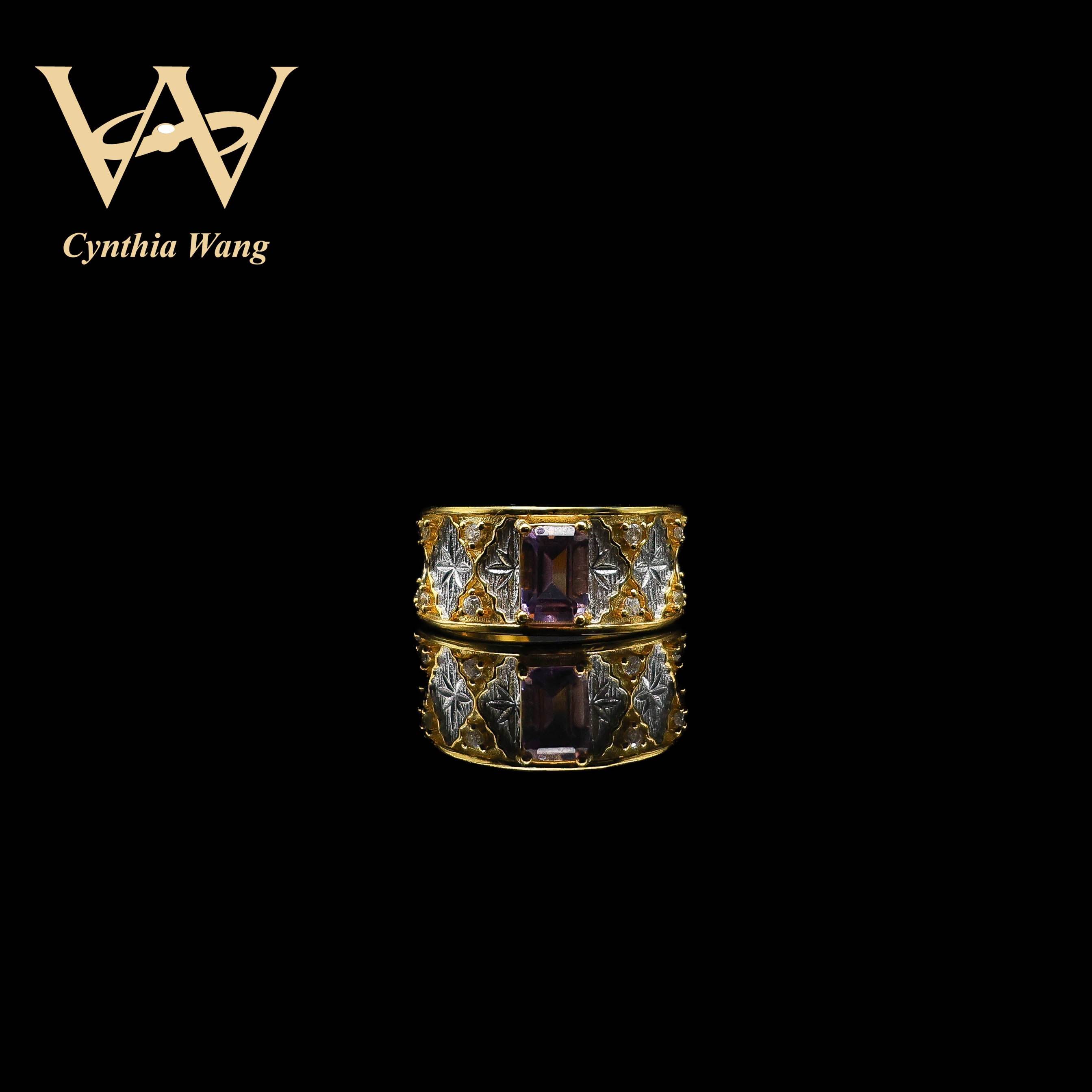'Imperial Elegance' Amethyst Ring