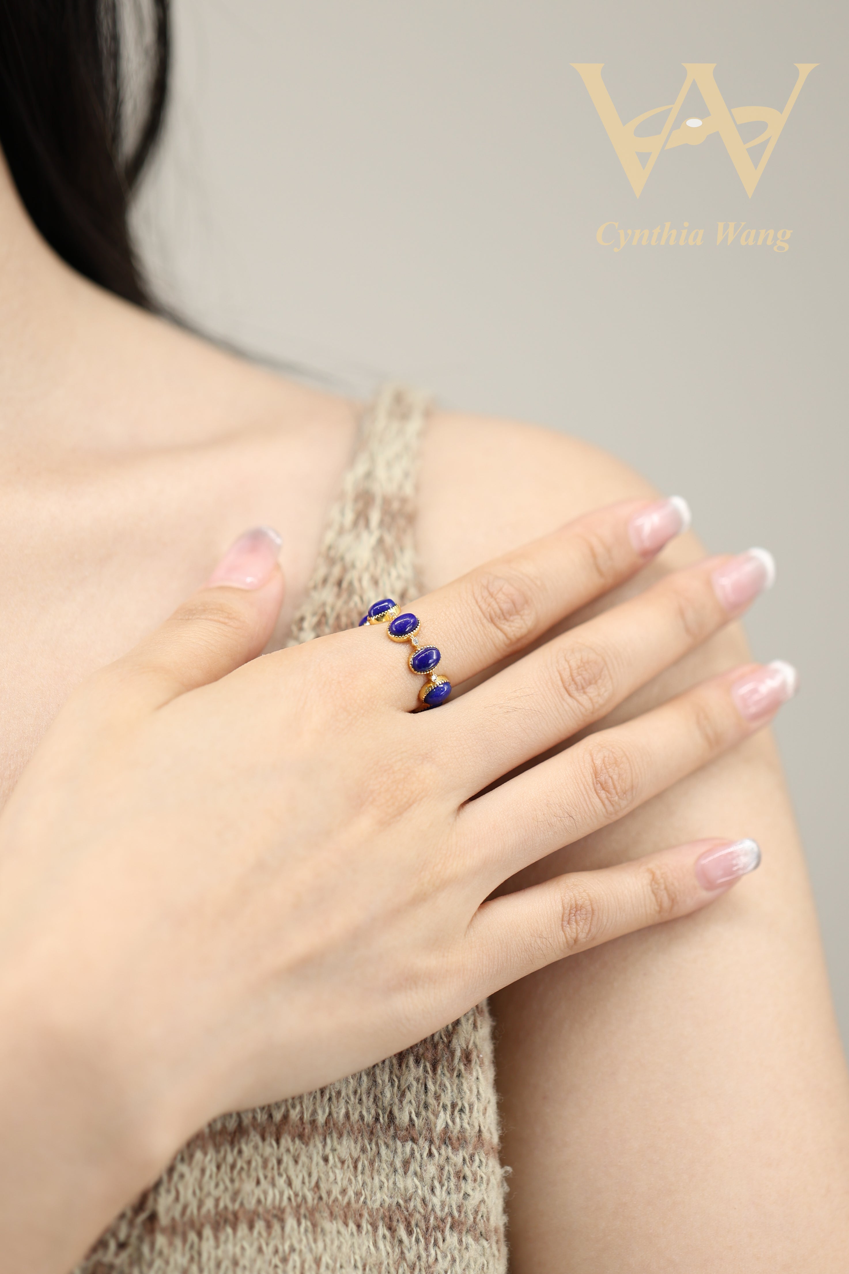 'Goddess of Reason' Lapis Lazuli Ring