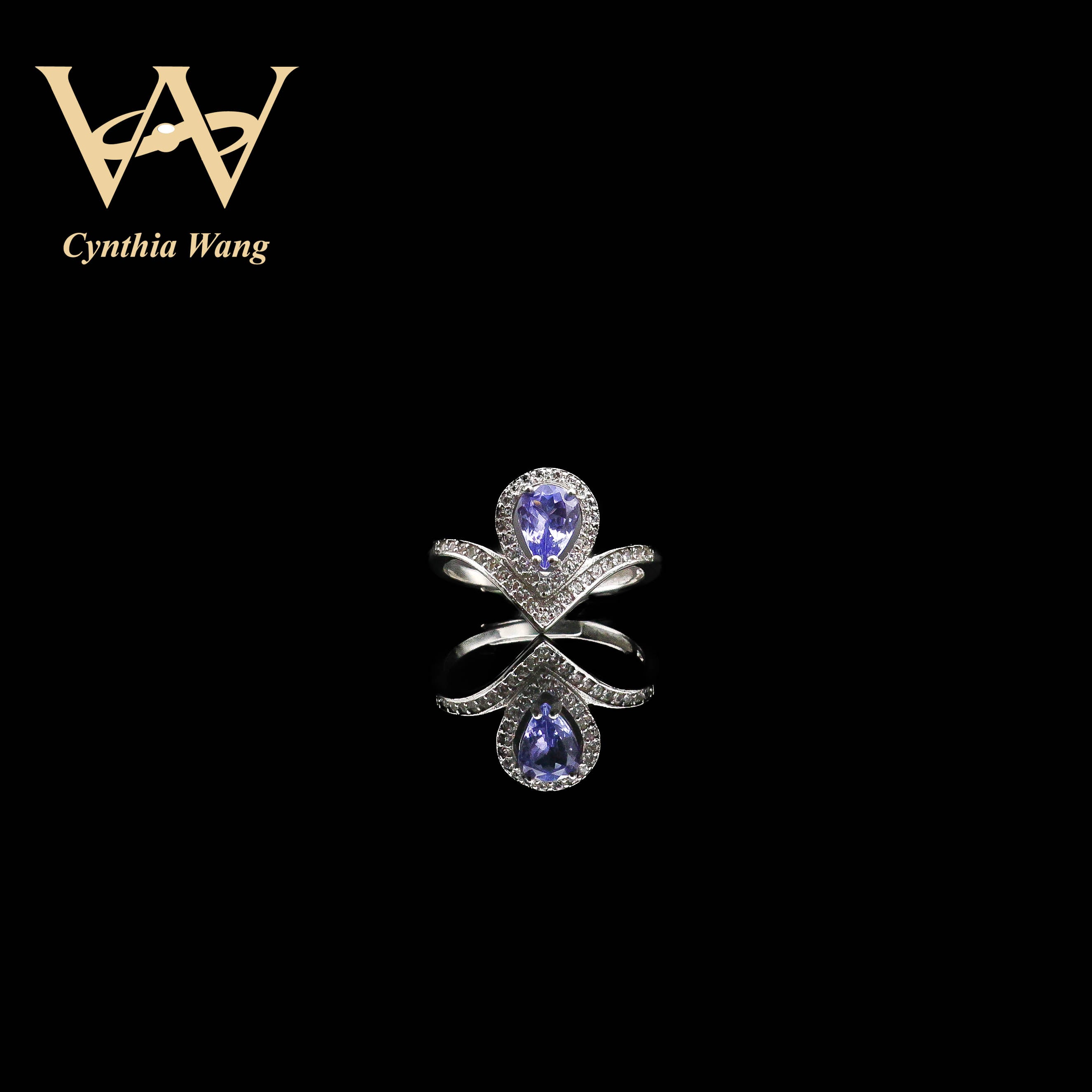 'Contains a Token of Love' Tanzanite Ring