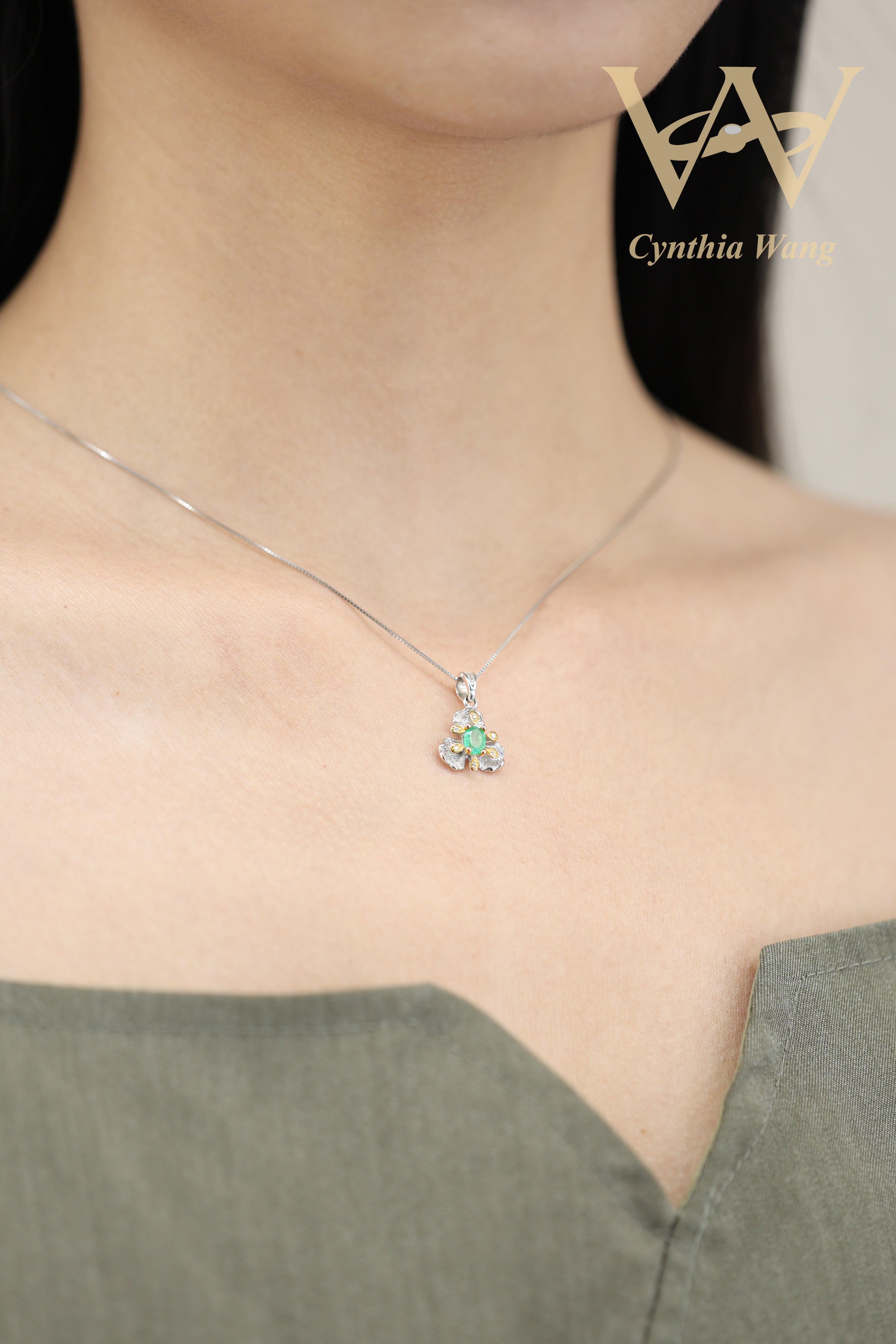 'Lush Luck' Emerald Necklace