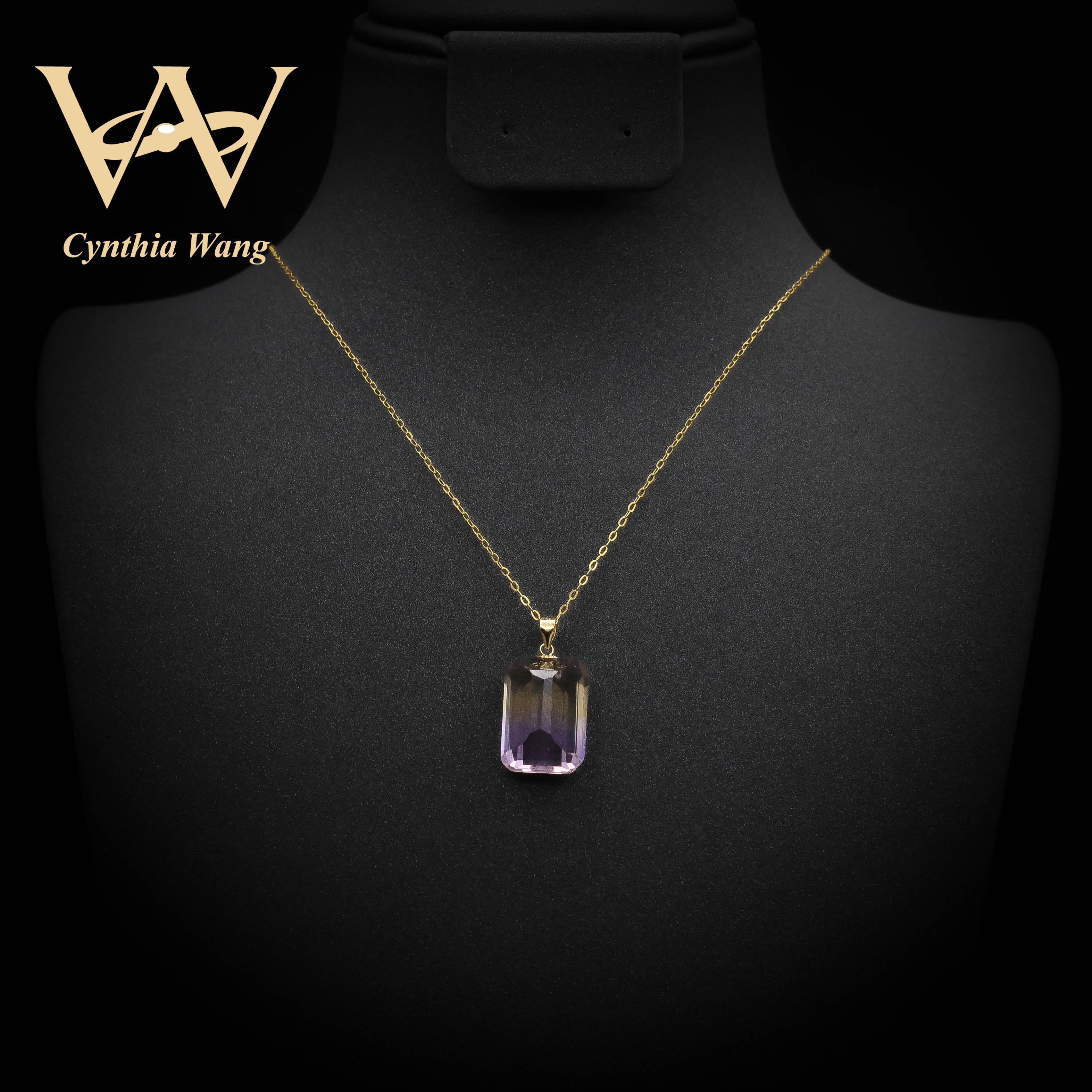 'Night and Day' Ametrine Necklace