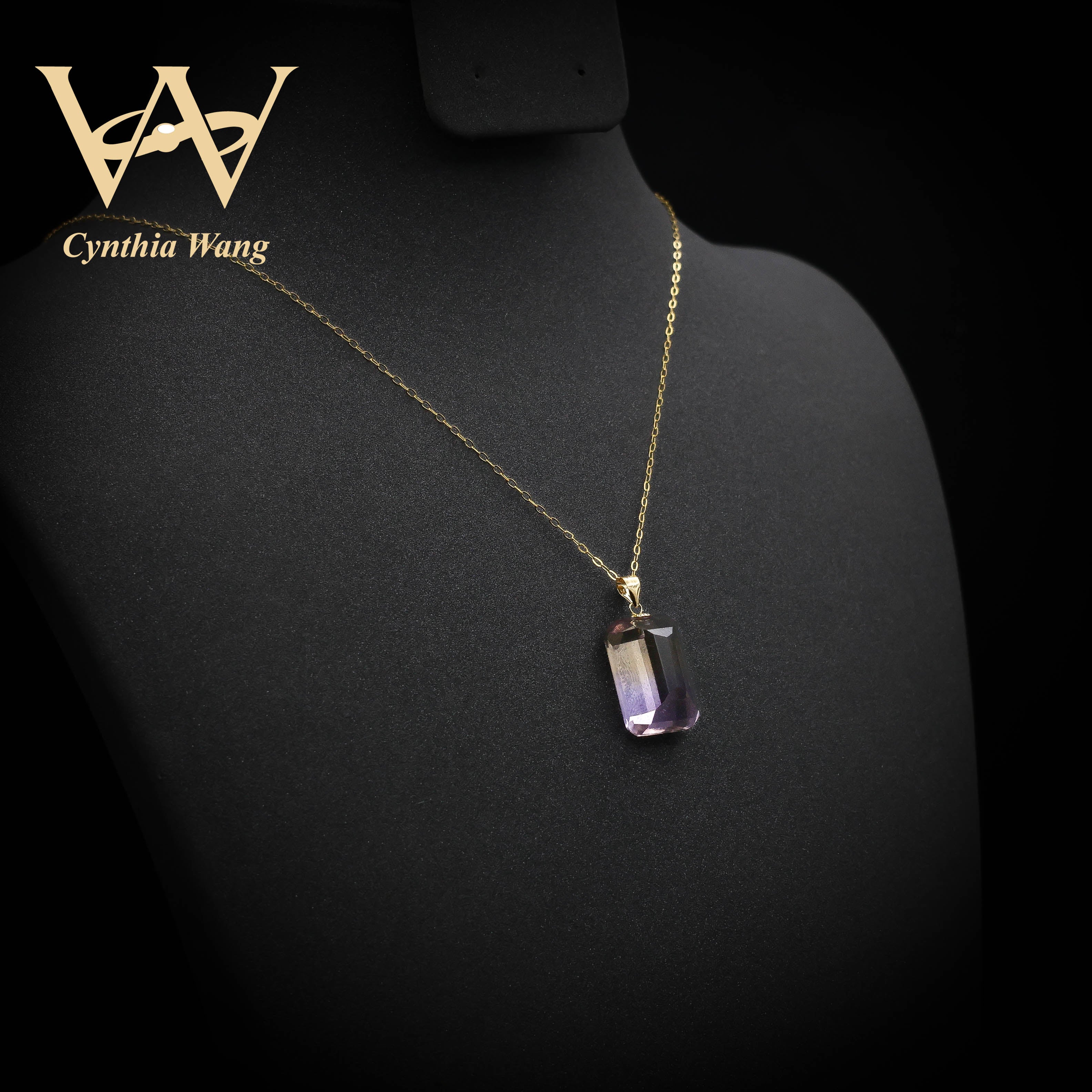 'Night and Day' Ametrine Necklace