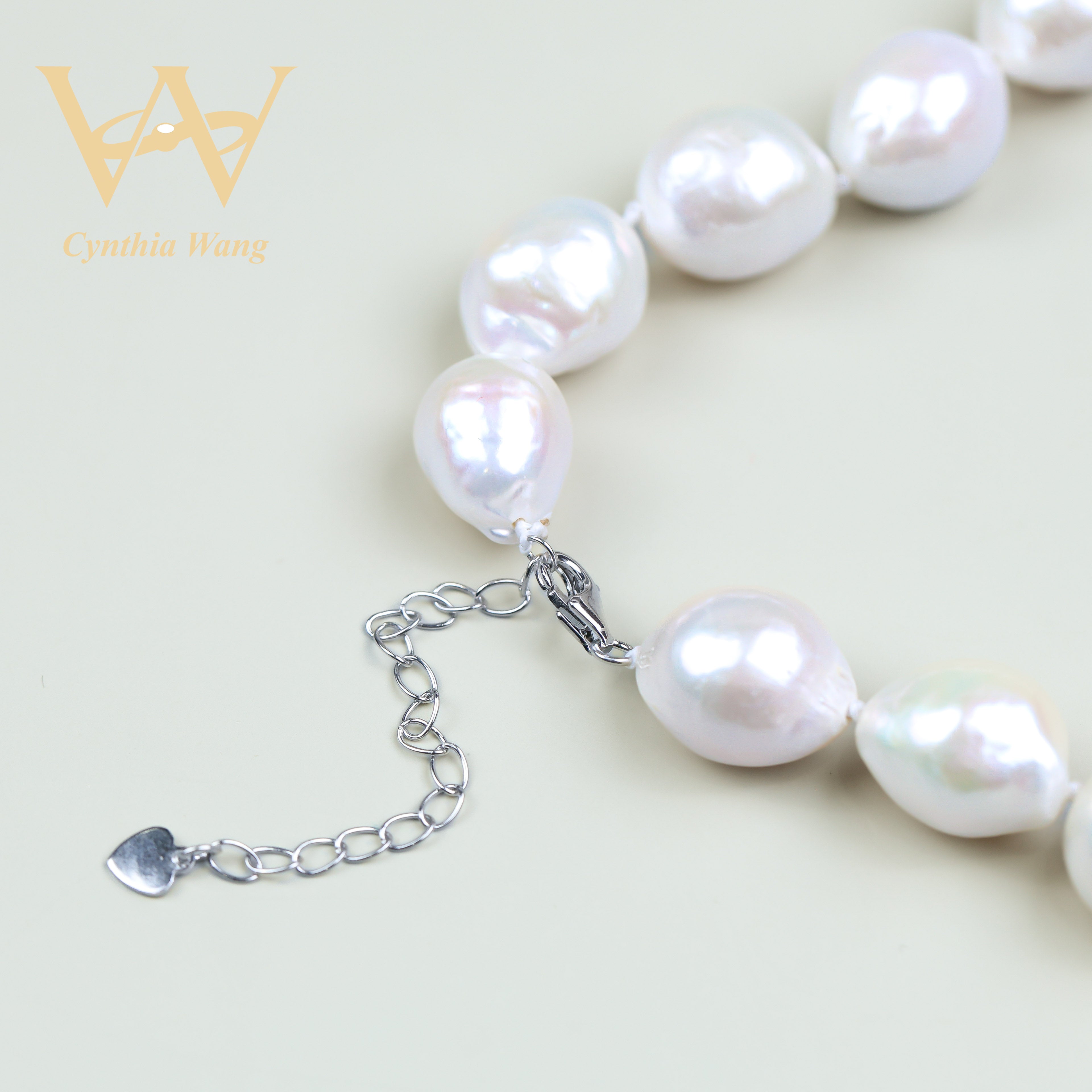 'Court Music and Dancing' Baroque Pearl Necklace