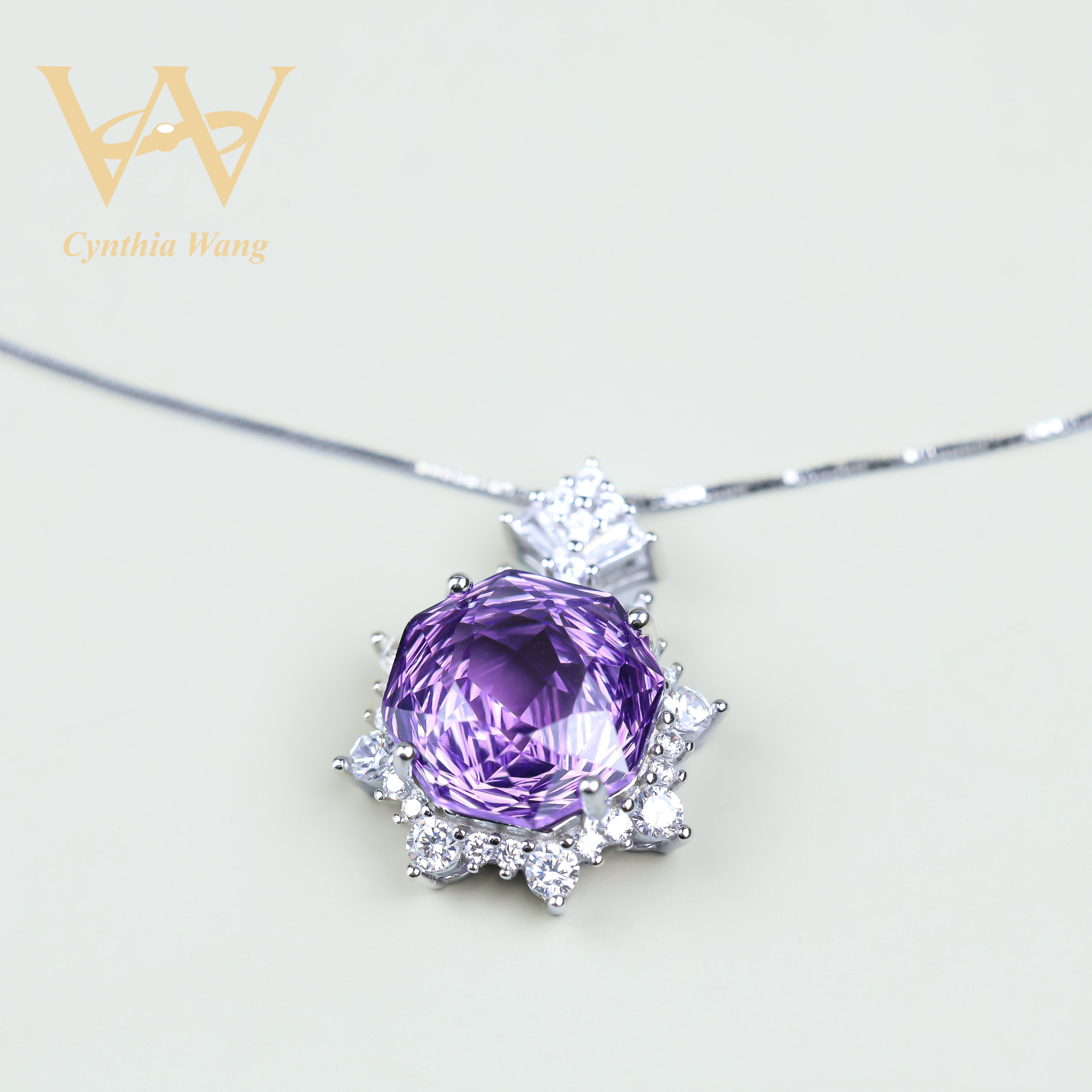 'Hetis Flower' Amethyst Jewelry Set