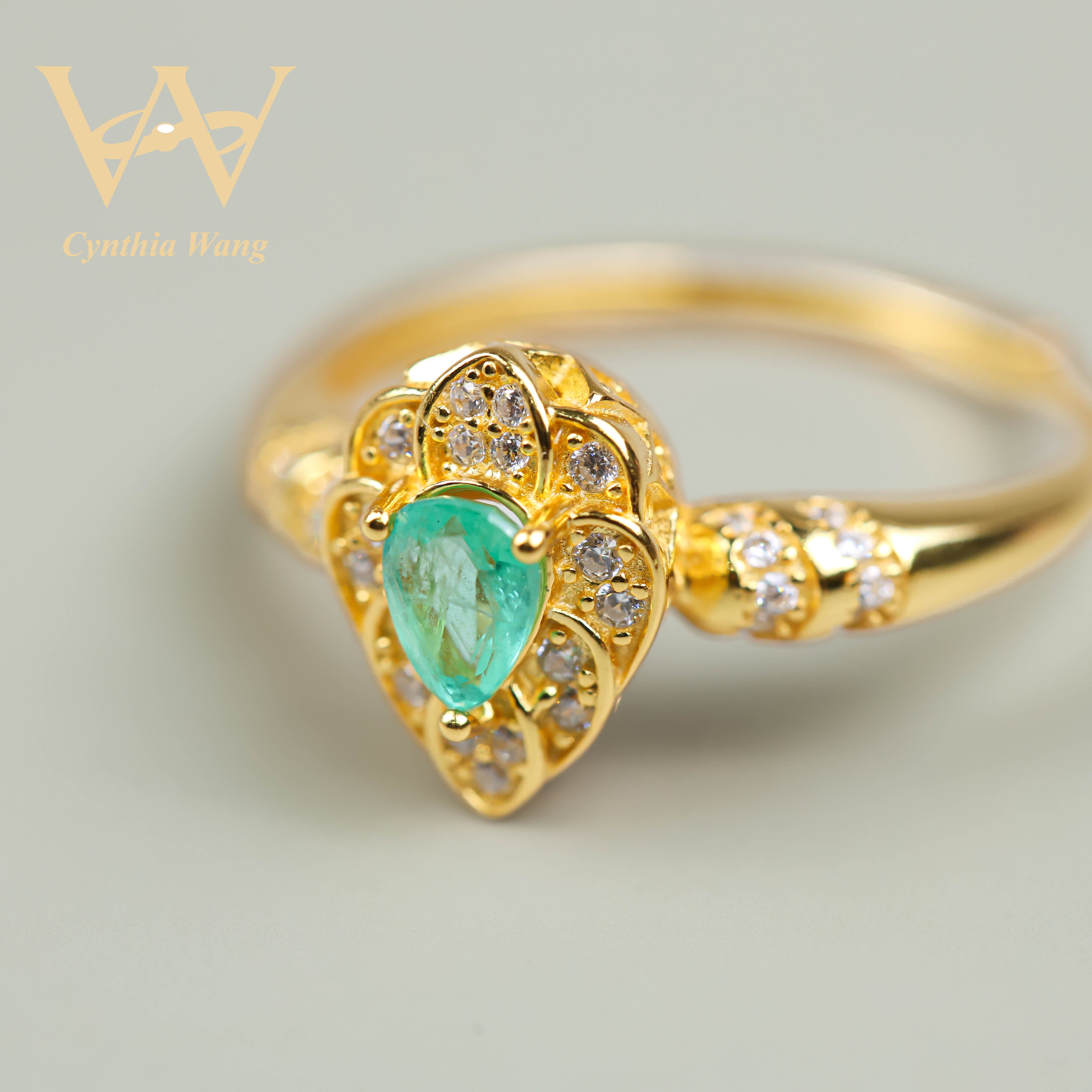 'Nishino Twilight' Emerald Ring