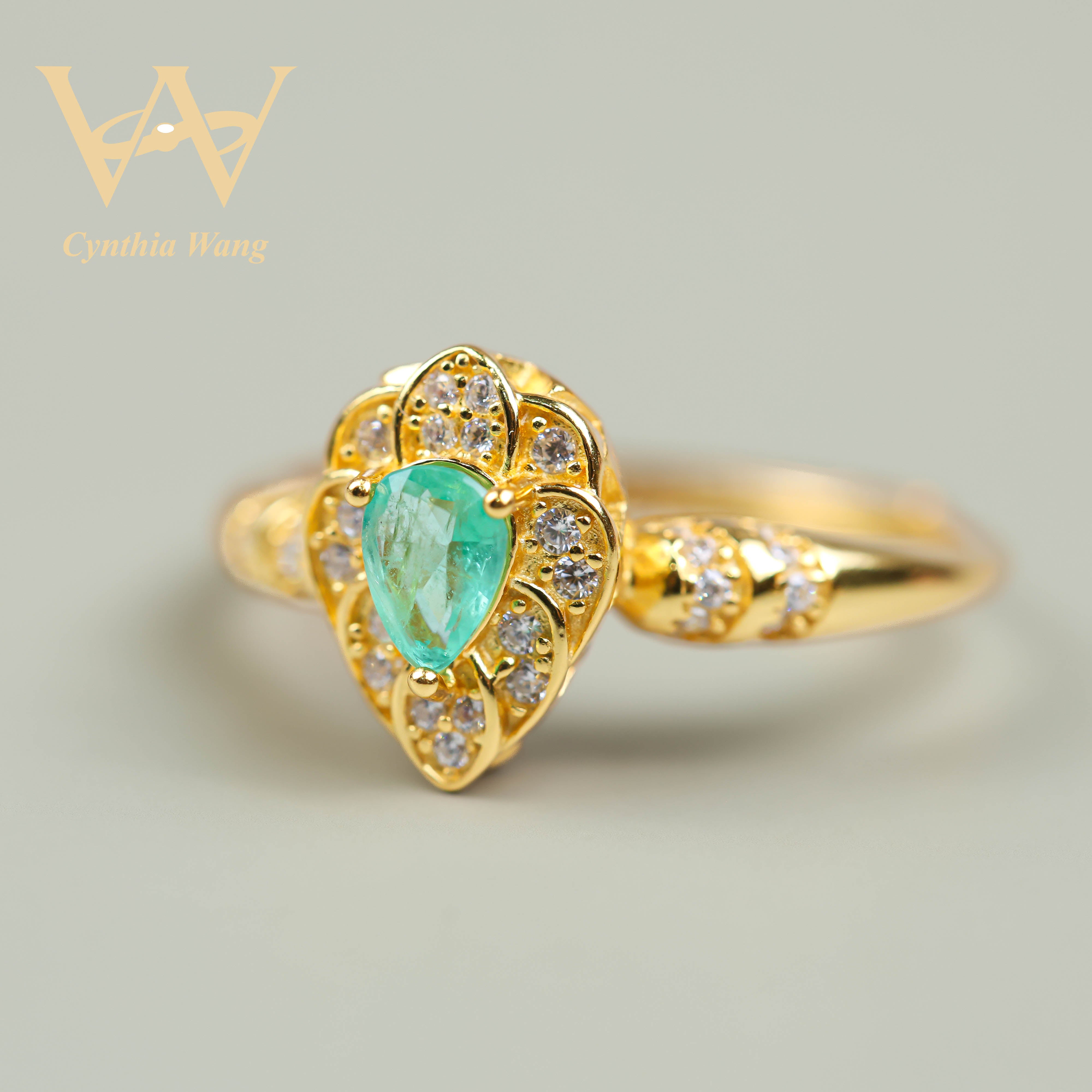 'Nishino Twilight' Emerald Ring
