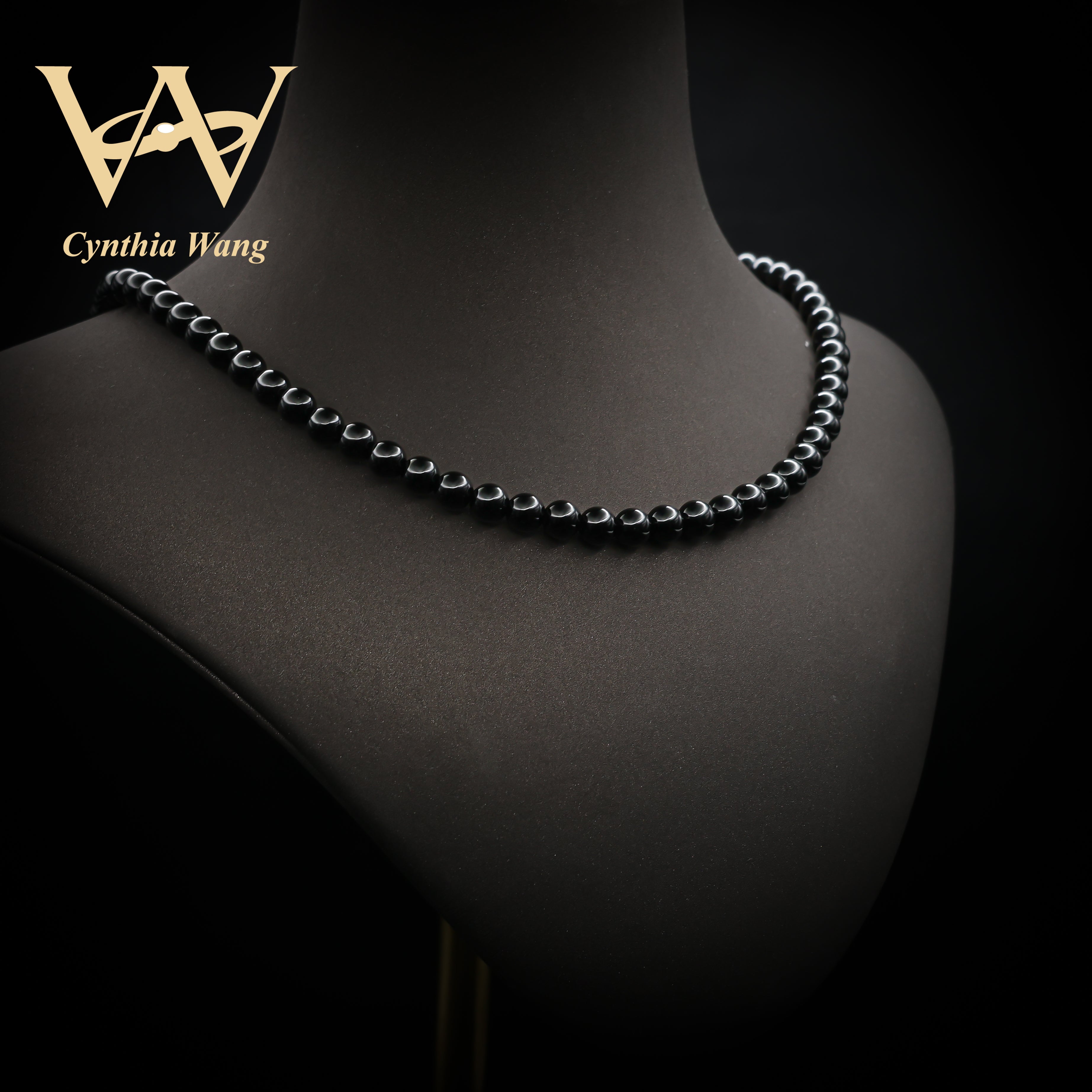 'Wild Black Currant' Black Onyx Necklace