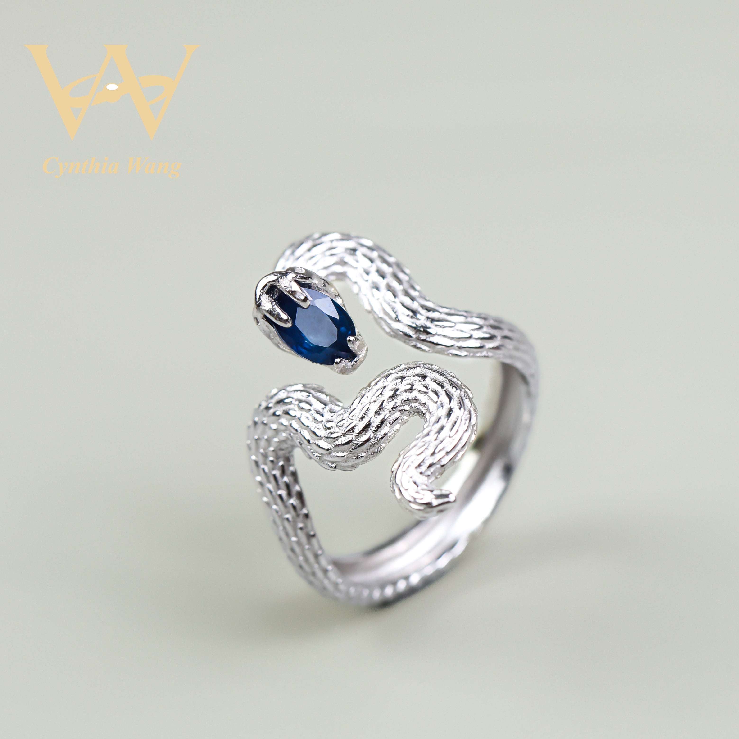 'Charming Danger' Blue Sapphire Ring