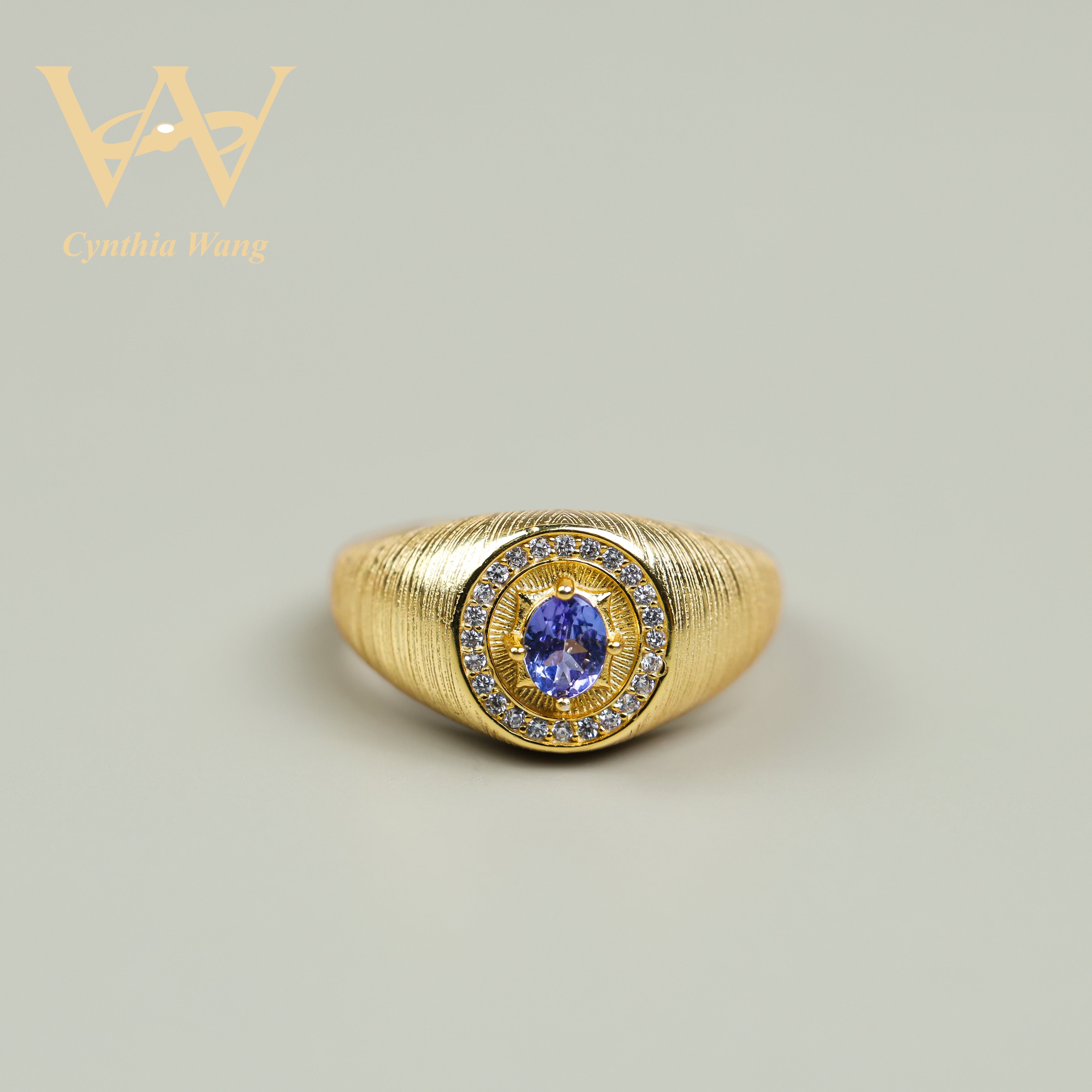 'Sophisticated Charm' Tanzanite Ring