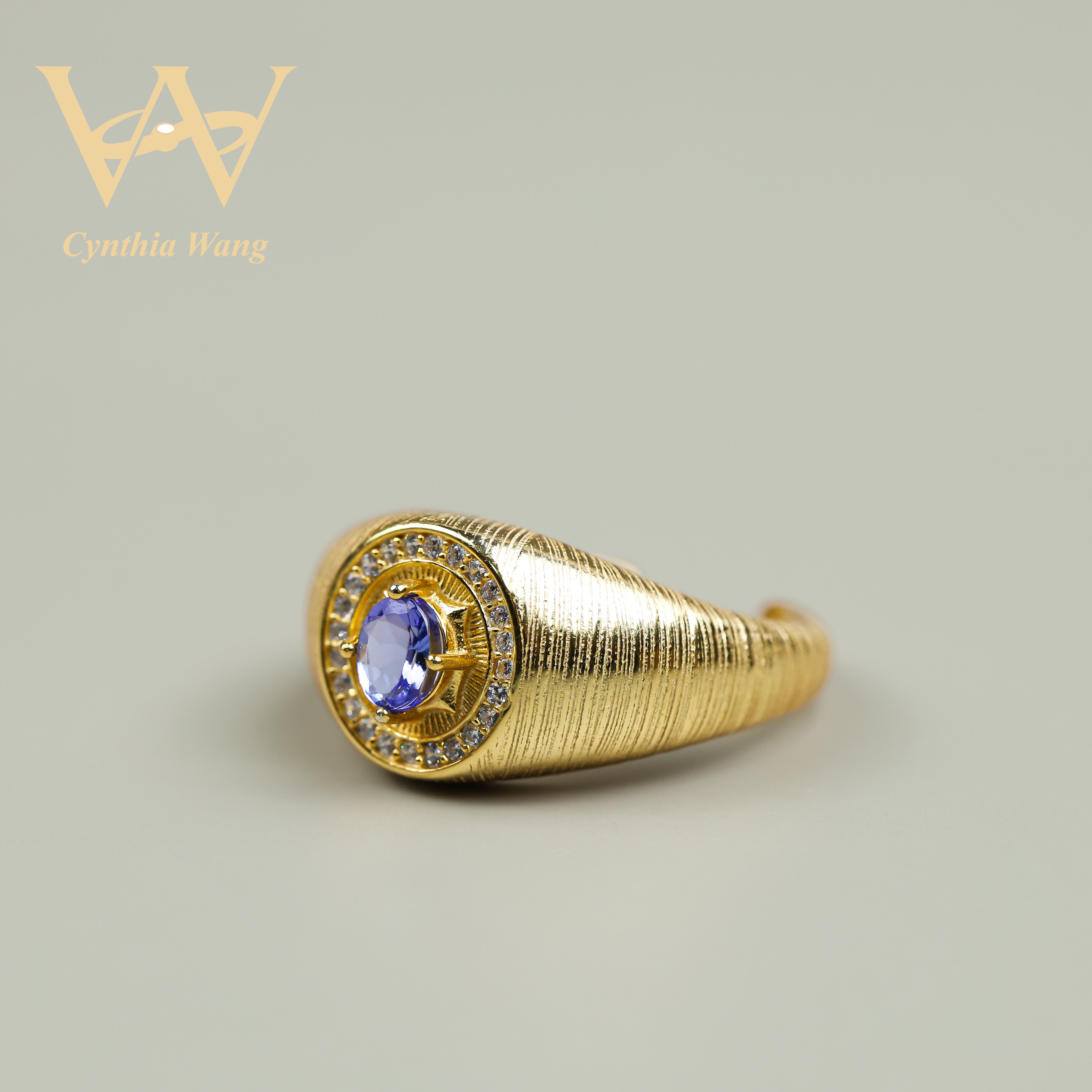 'Sophisticated Charm' Tanzanite Ring