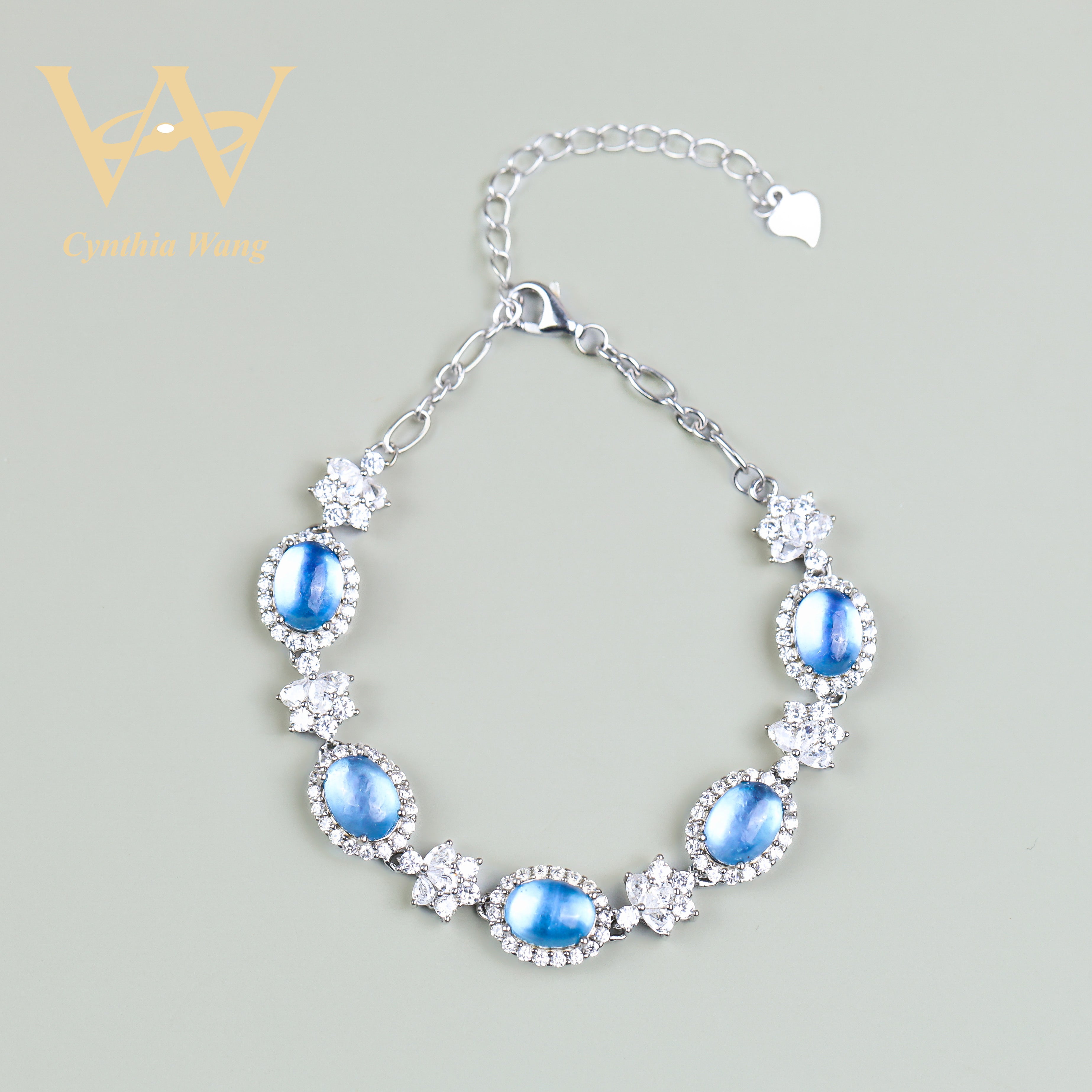 'Ripples in Blue' Aquamarine Bracelet