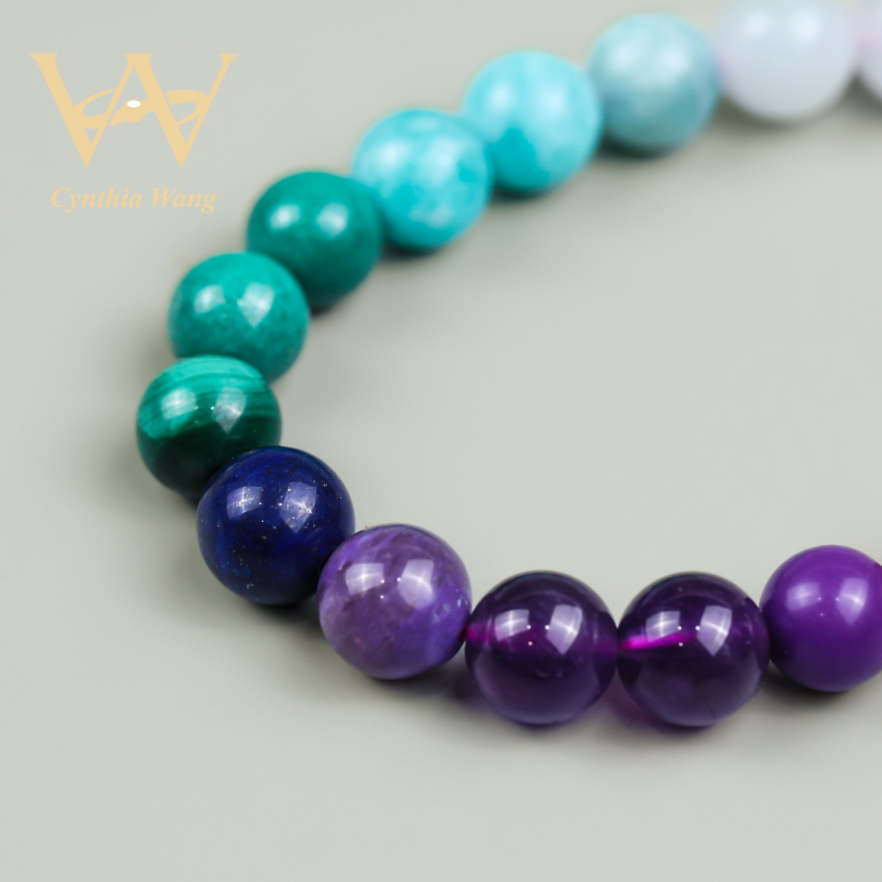 'Colorful Holy Light' Gems Bracelet