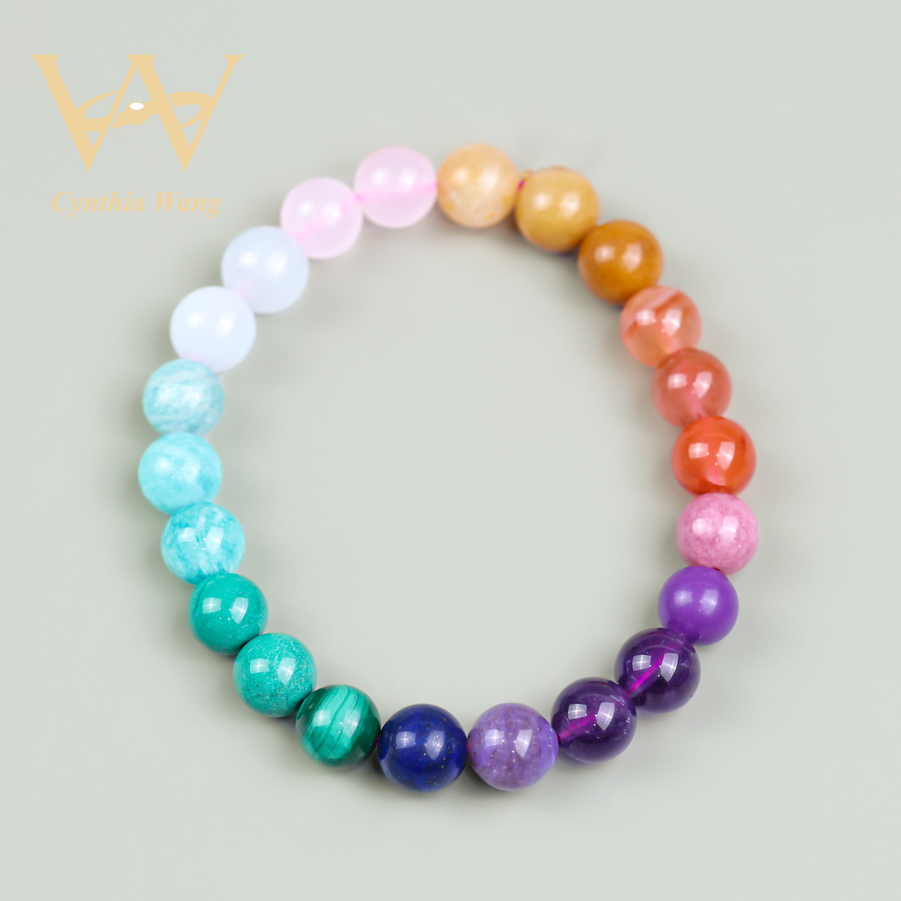 'Colorful Holy Light' Gems Bracelet