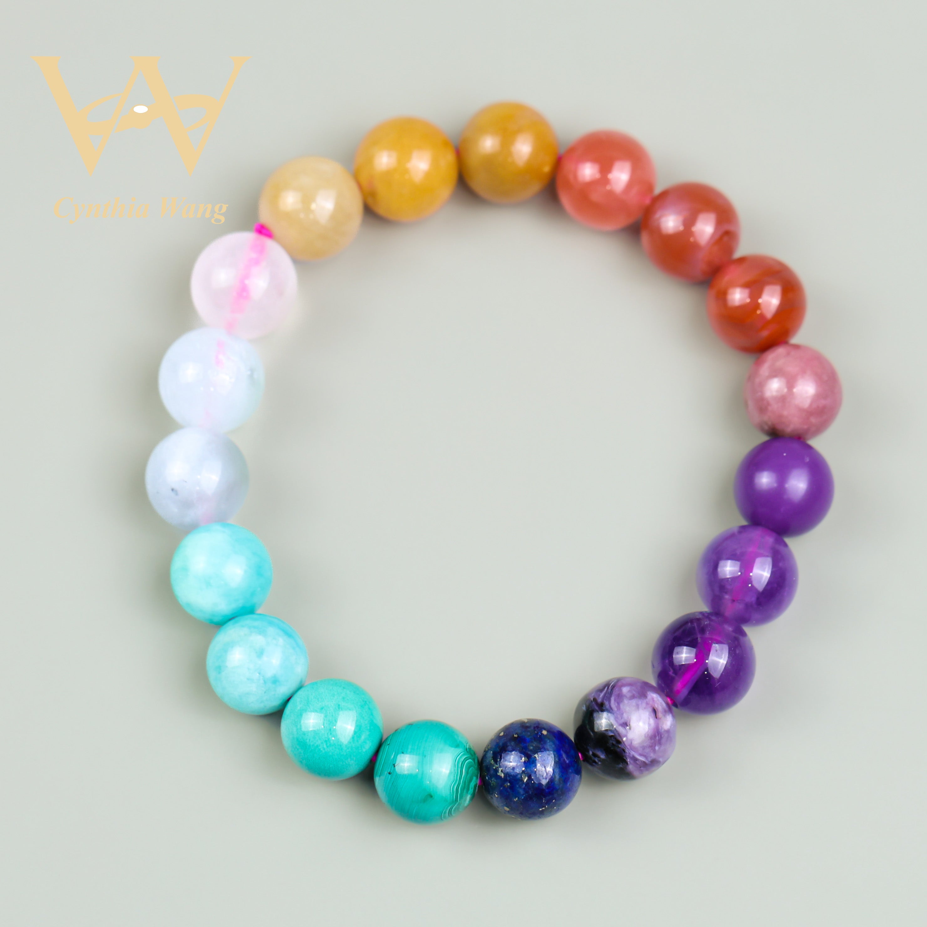 'Colorful Holy Light' Gems Bracelet