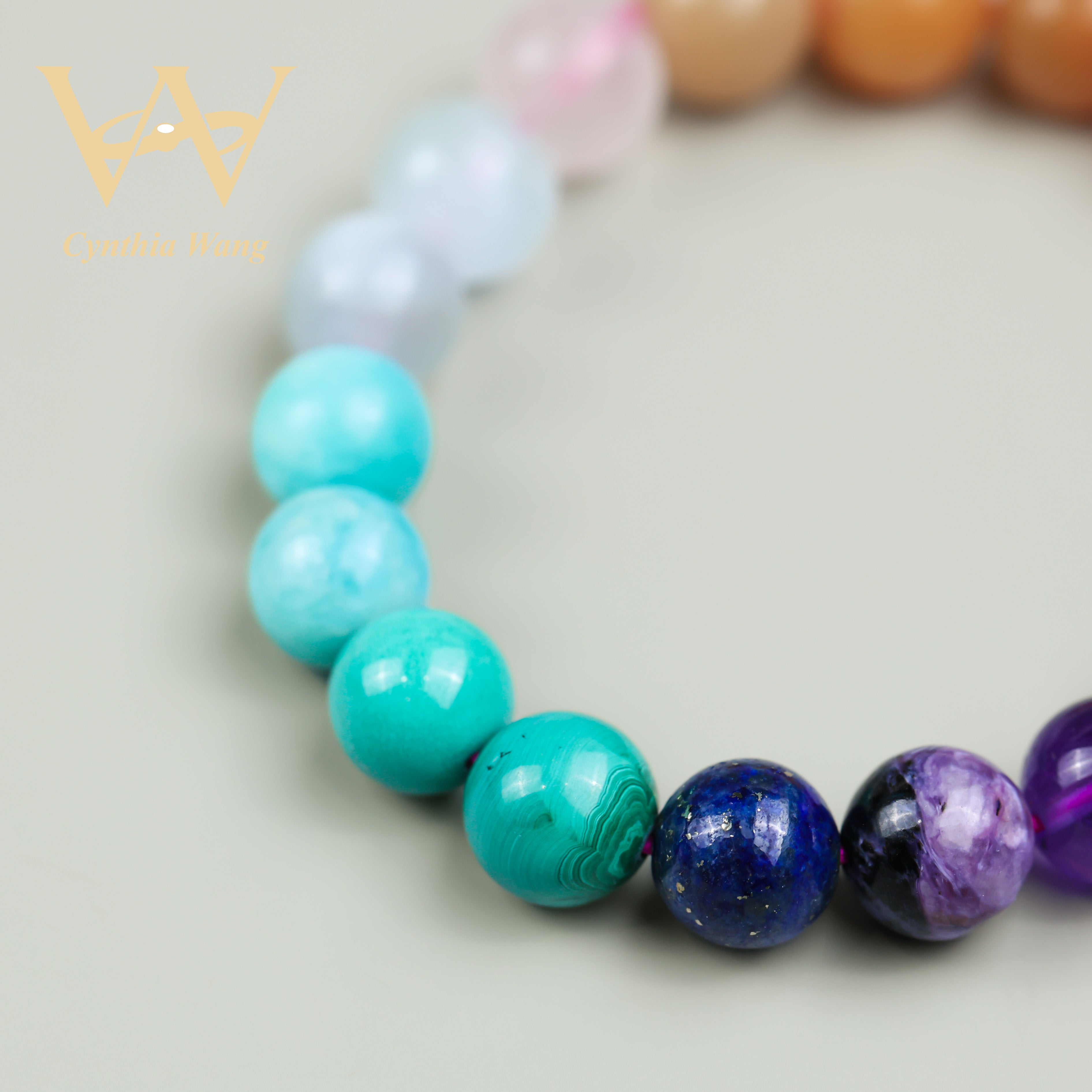 'Colorful Holy Light' Gems Bracelet