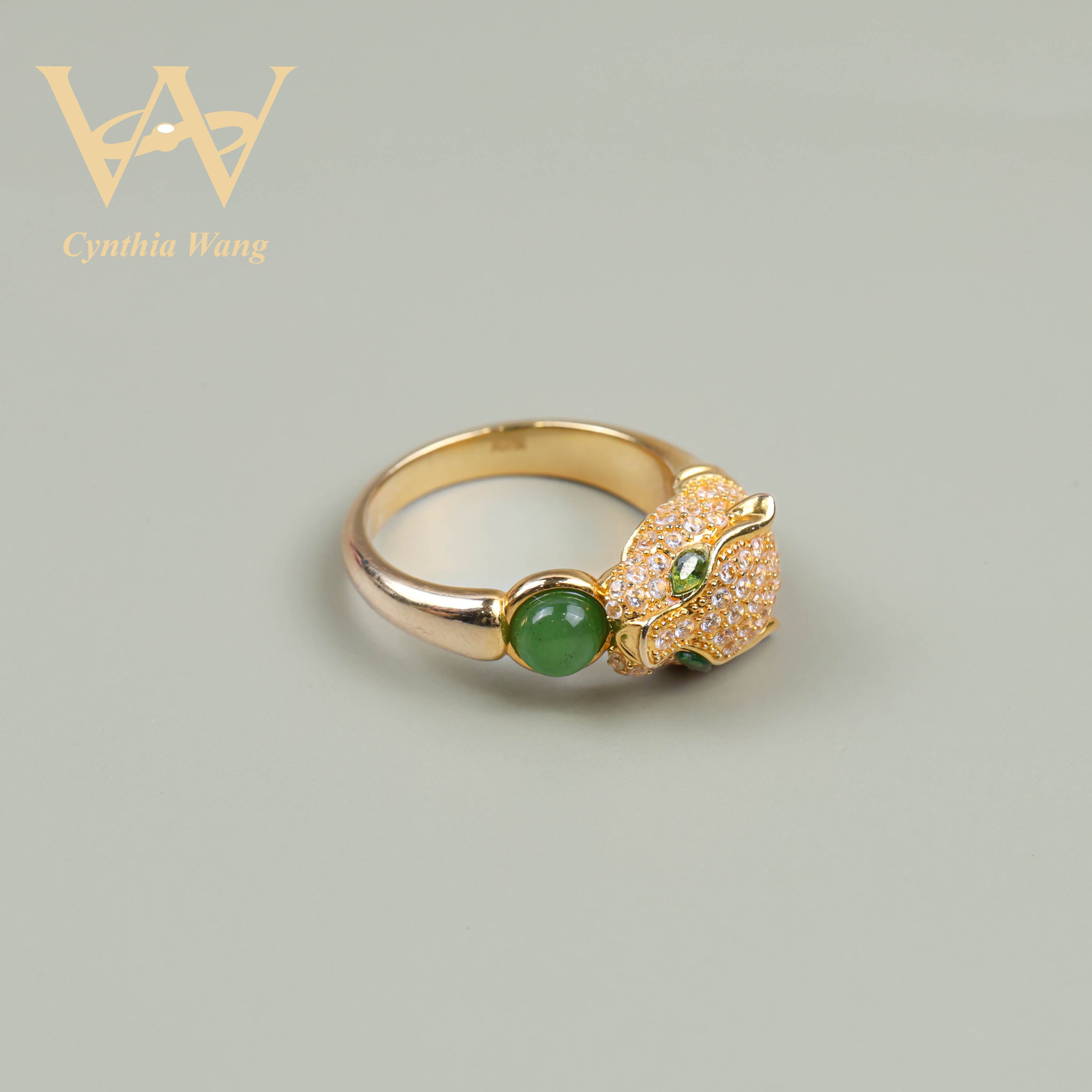 'Grassland Wildness' Jade Ring