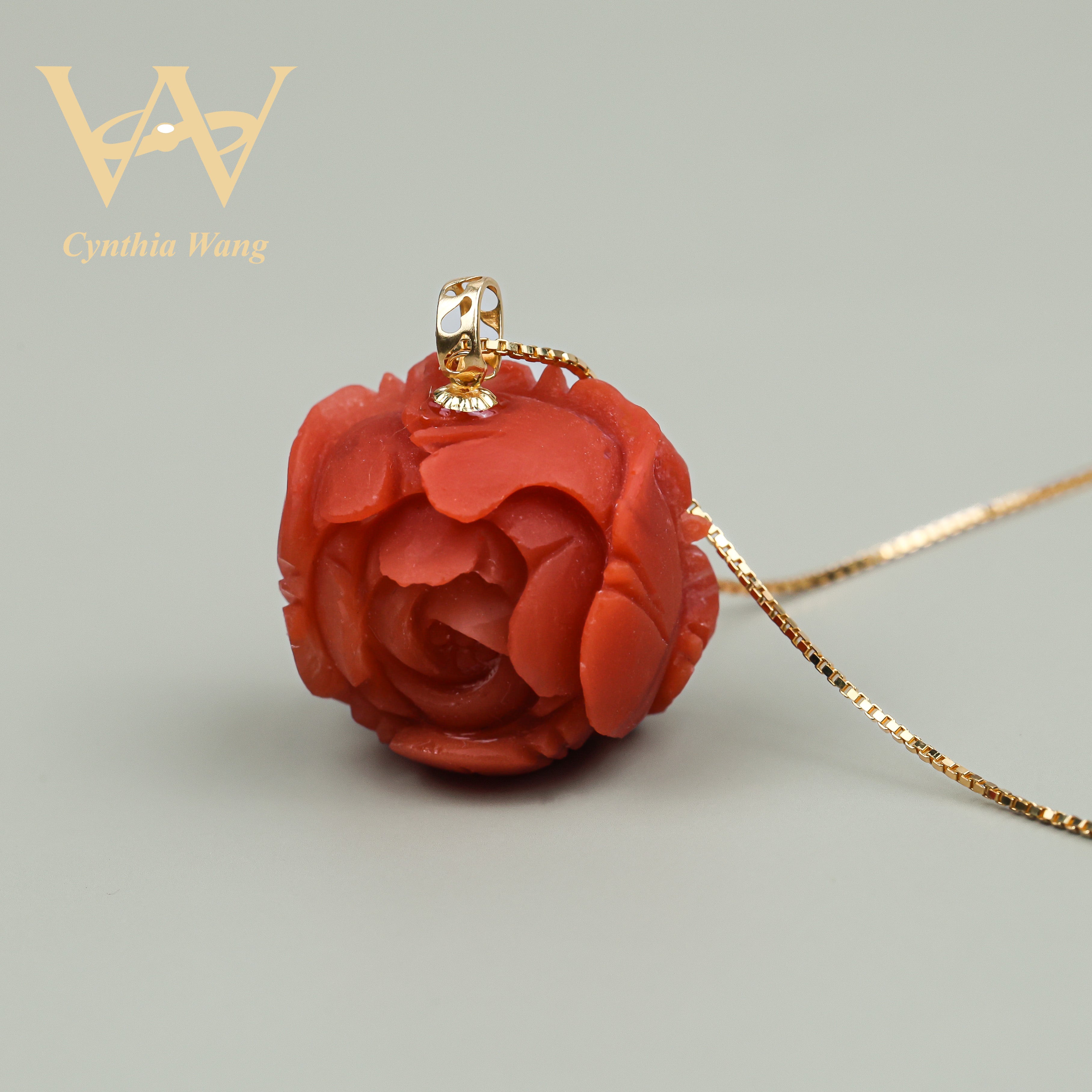'Rose Lover' Carnelian Necklace
